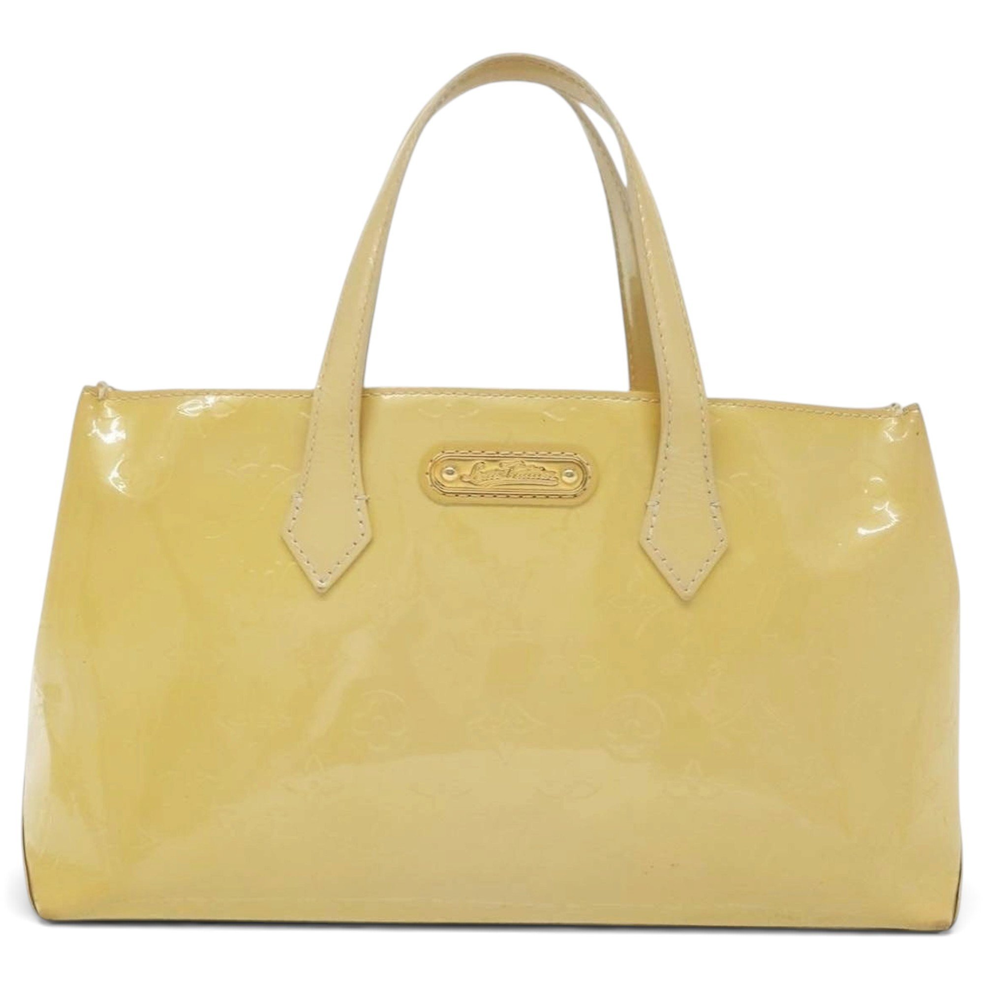 Wilshire patent leather handbag