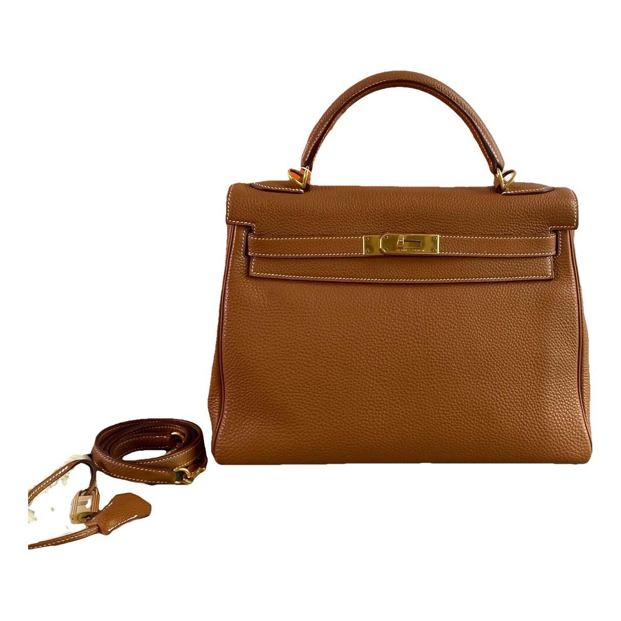 Hermes Kelly 32 Handbag Gold 2005