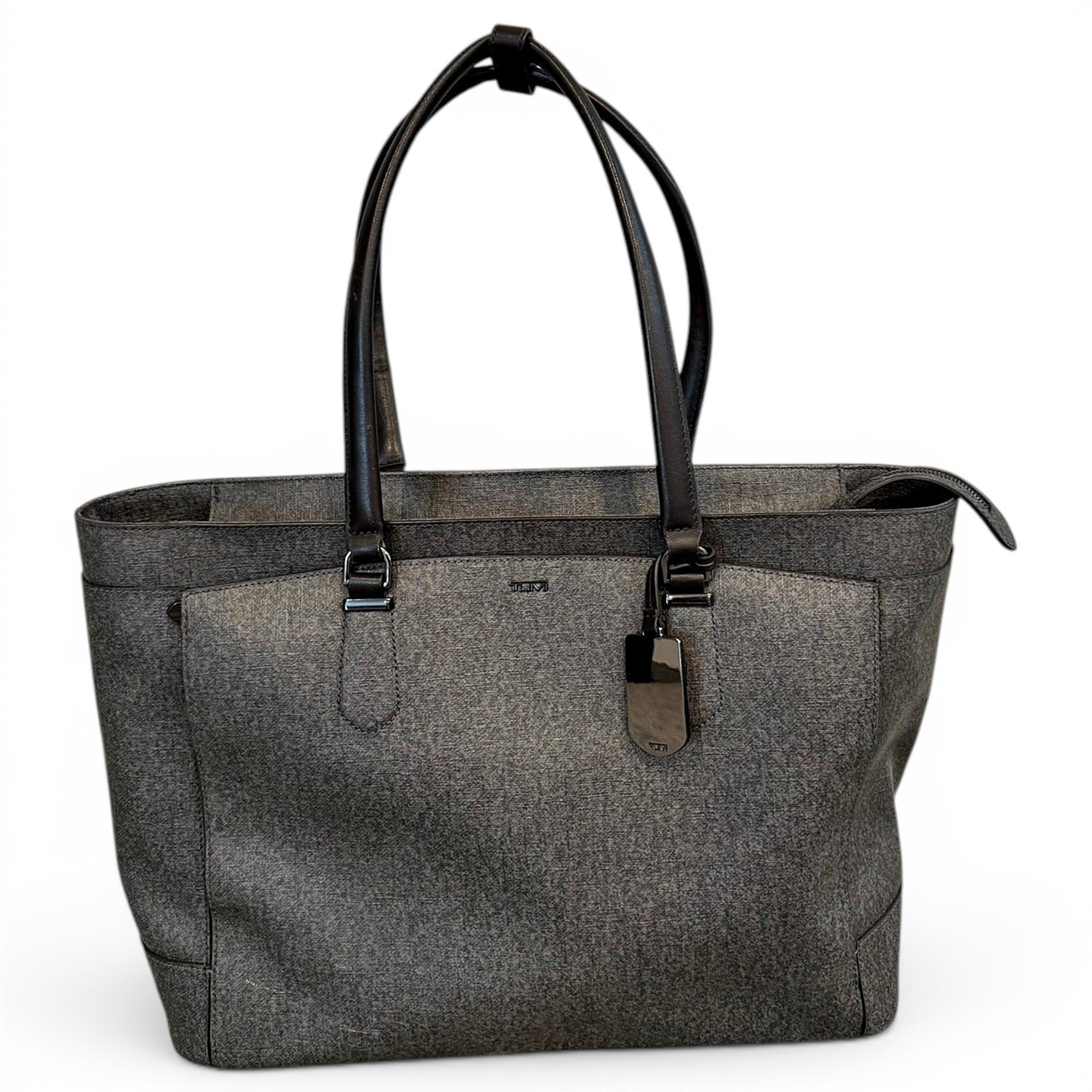 Leather tote