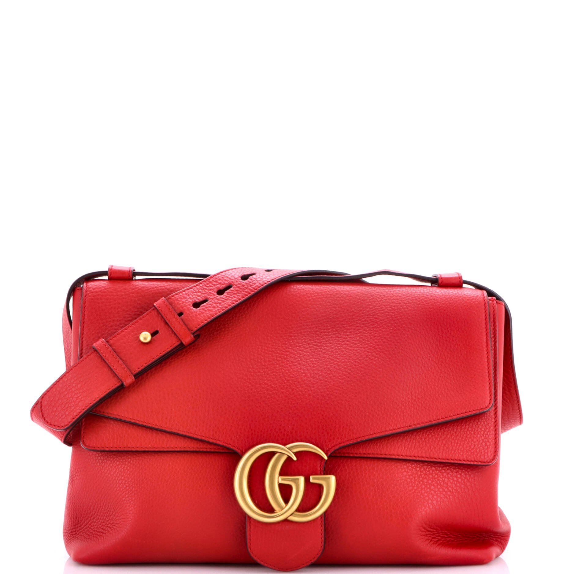 GG Marmont Shoulder Bag Leather Medium