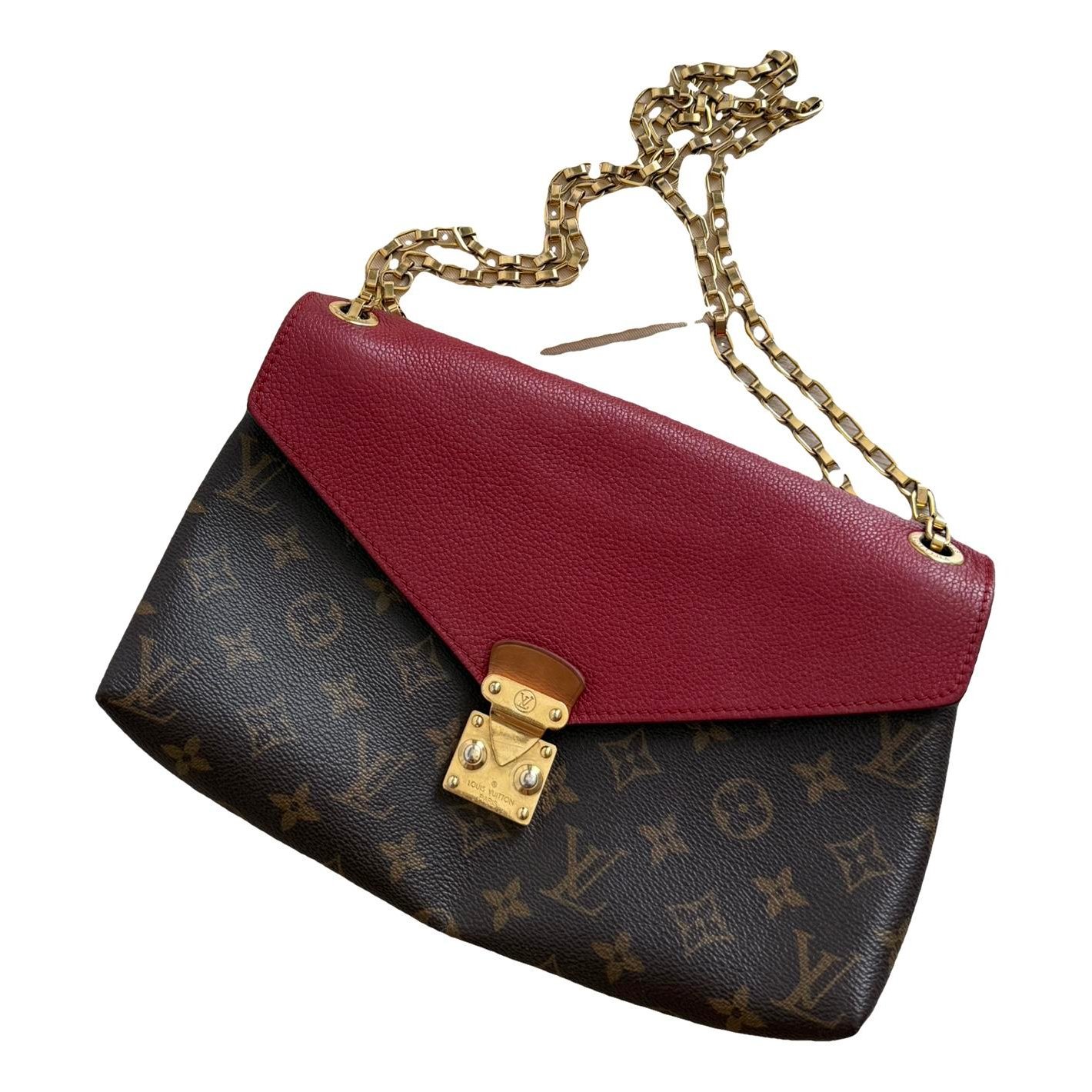 Leather clutch bag