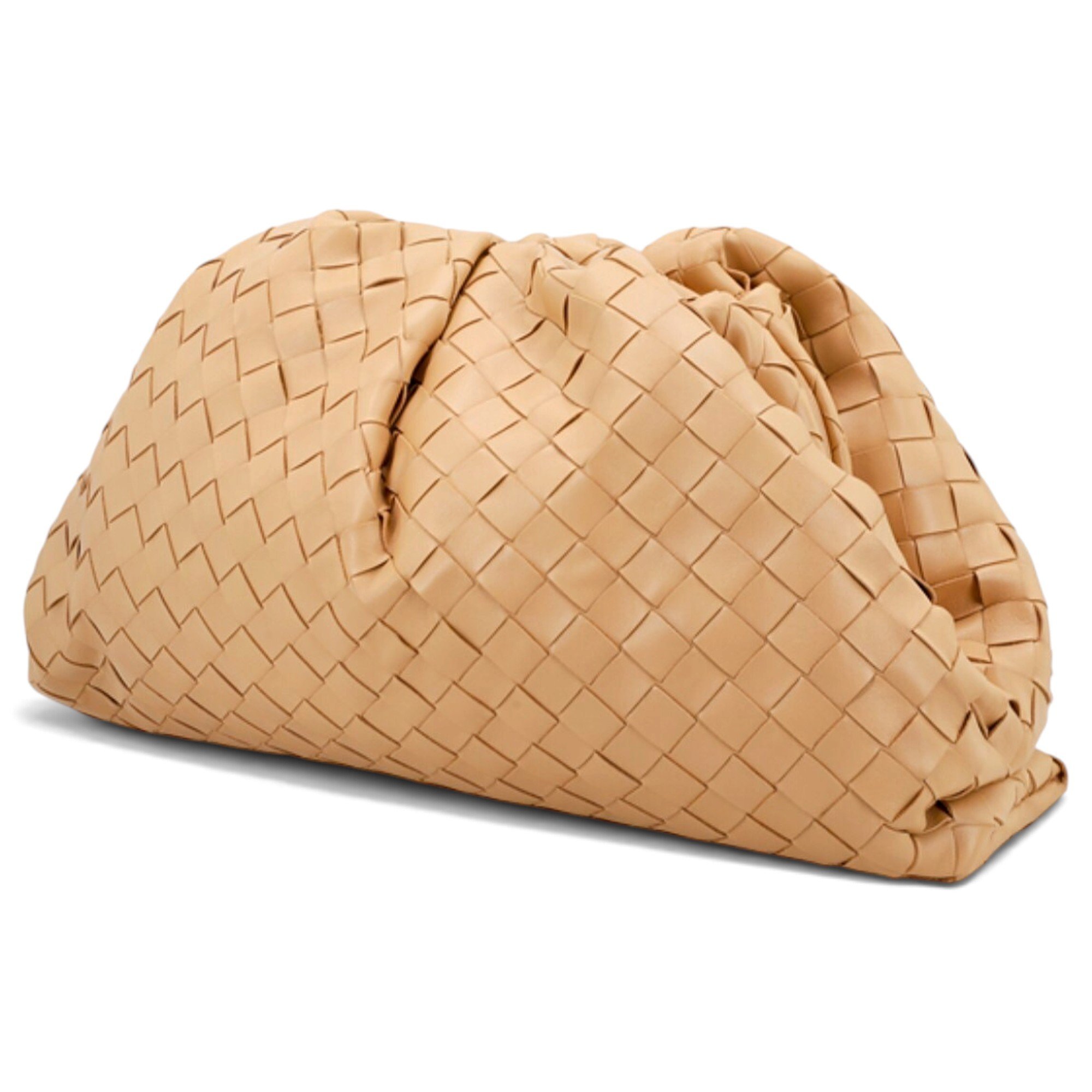Pouch leather handbag