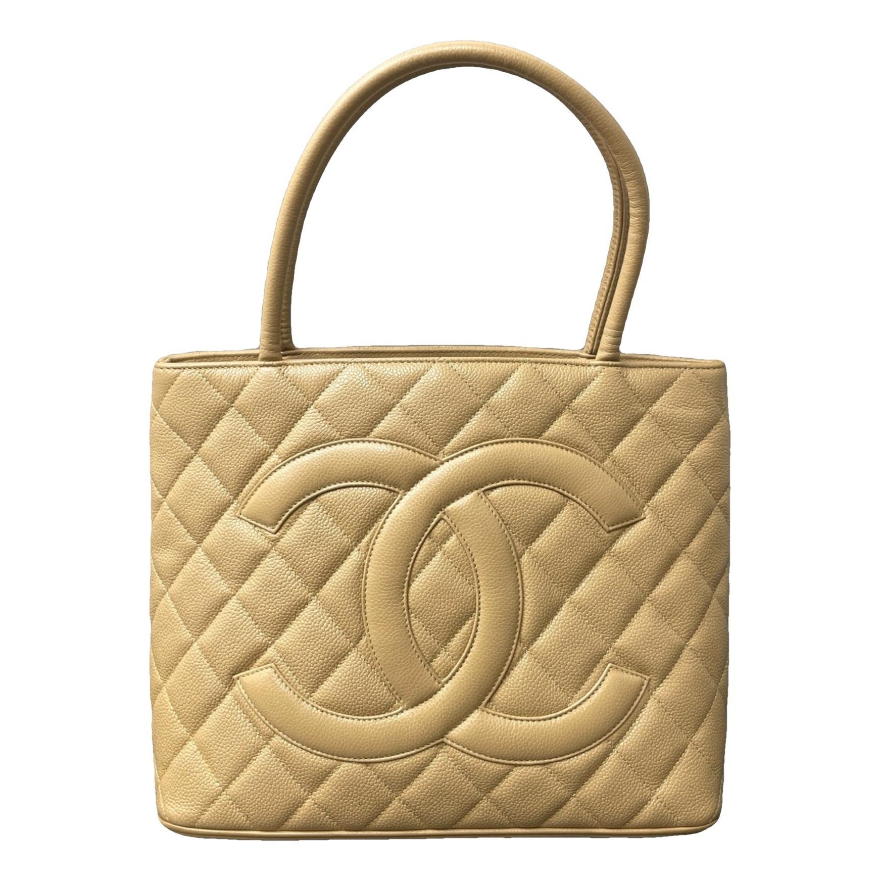 Médaillon leather handbag