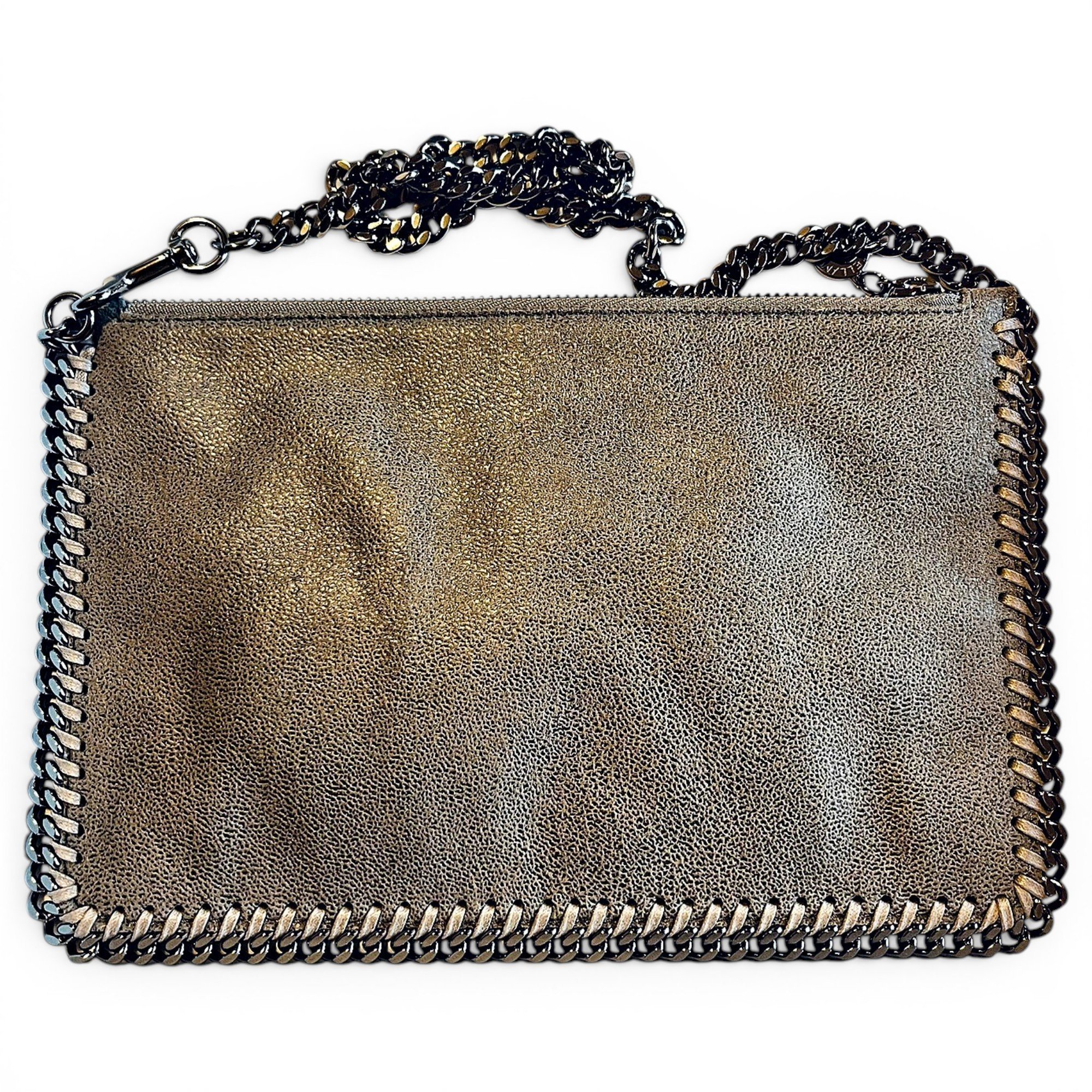 Falabella vegan leather clutch bag