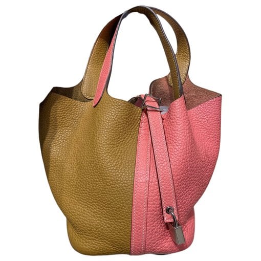 Picotin leather handbag