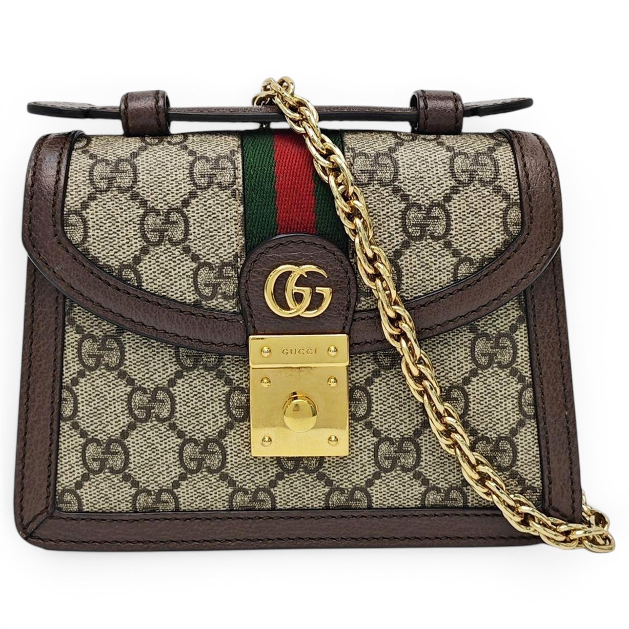 Ophidia leather handbag