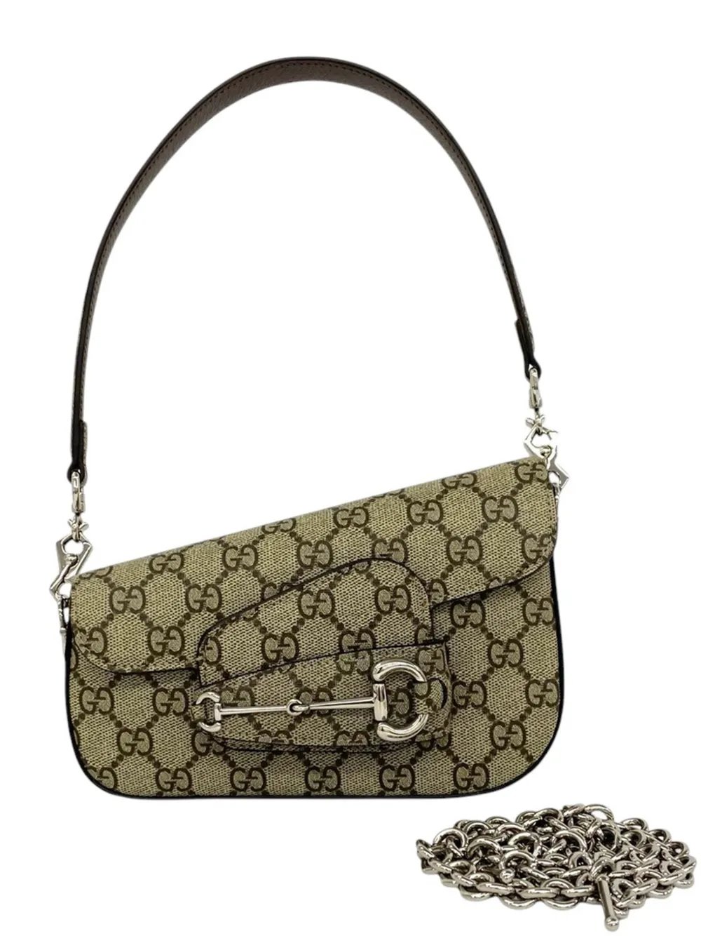 2016-2026 Mini GG Supreme Asymmetric Horsebit 1955 Shoulder Bag satchel