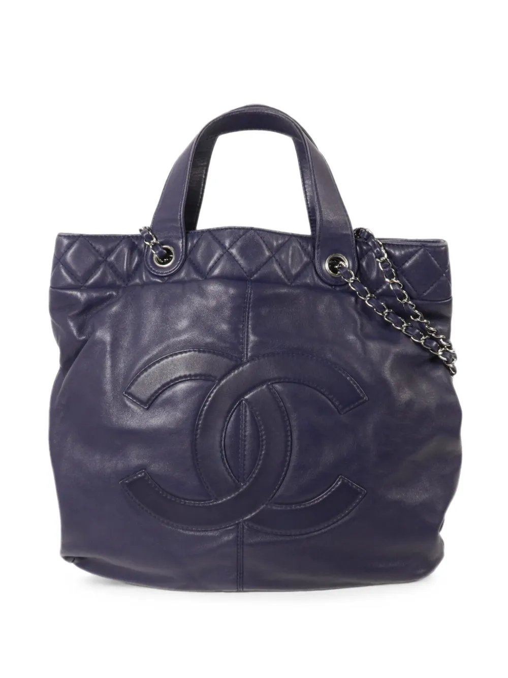 CC turn-lock shoulder bag