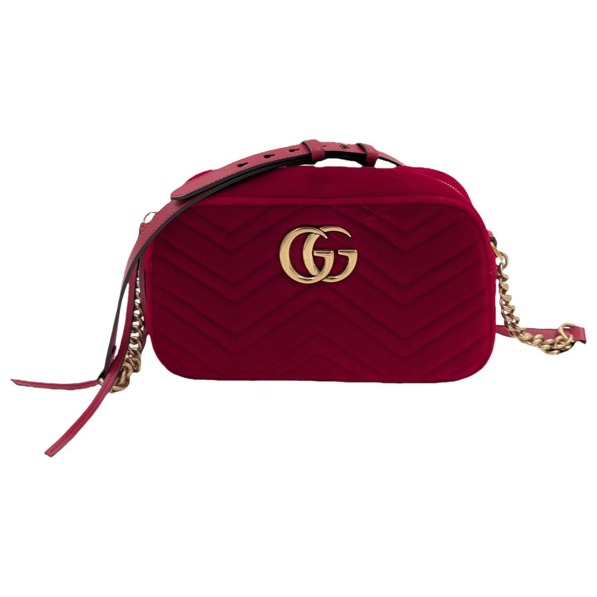 GG Marmont velvet crossbody bag