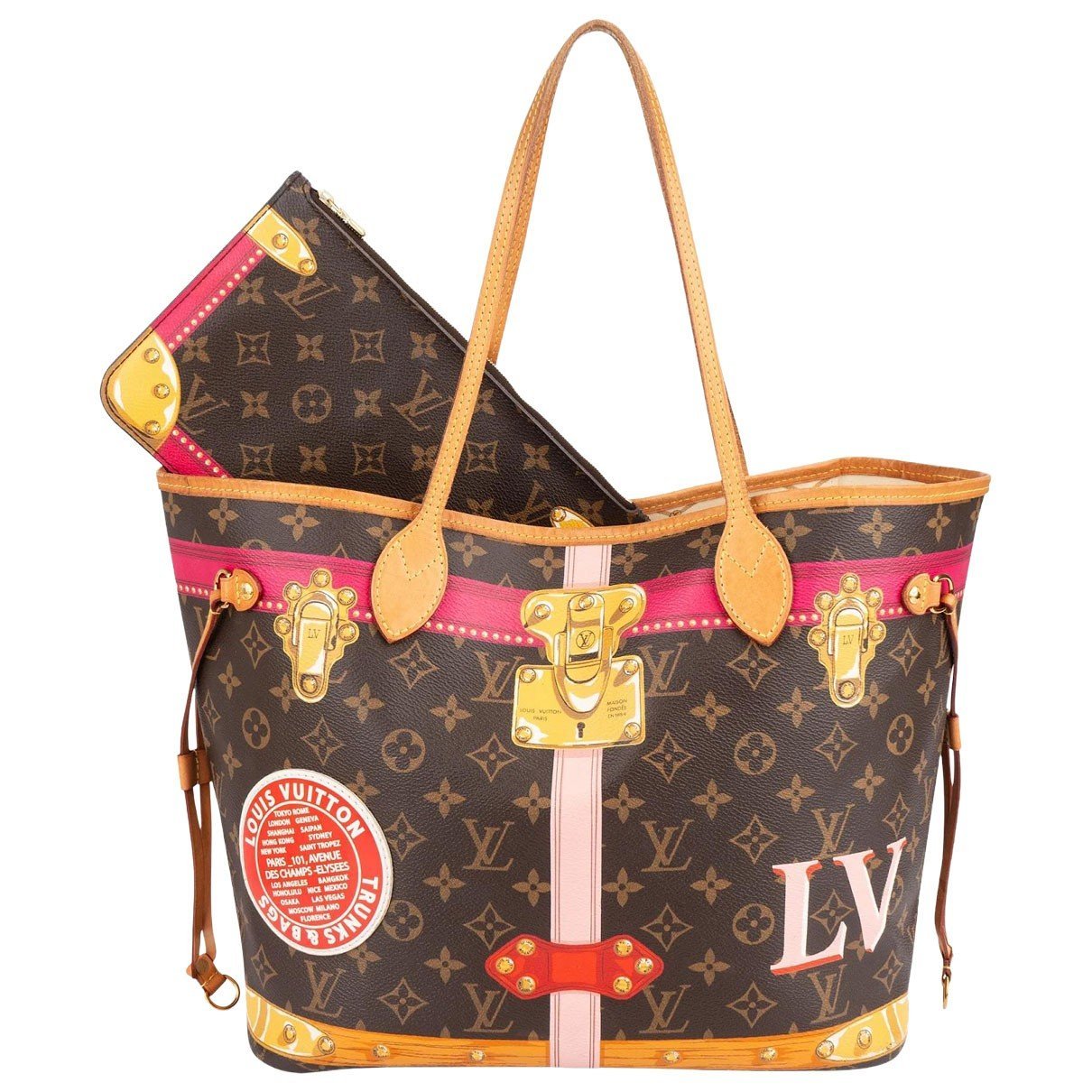 Neverfull leather handbag