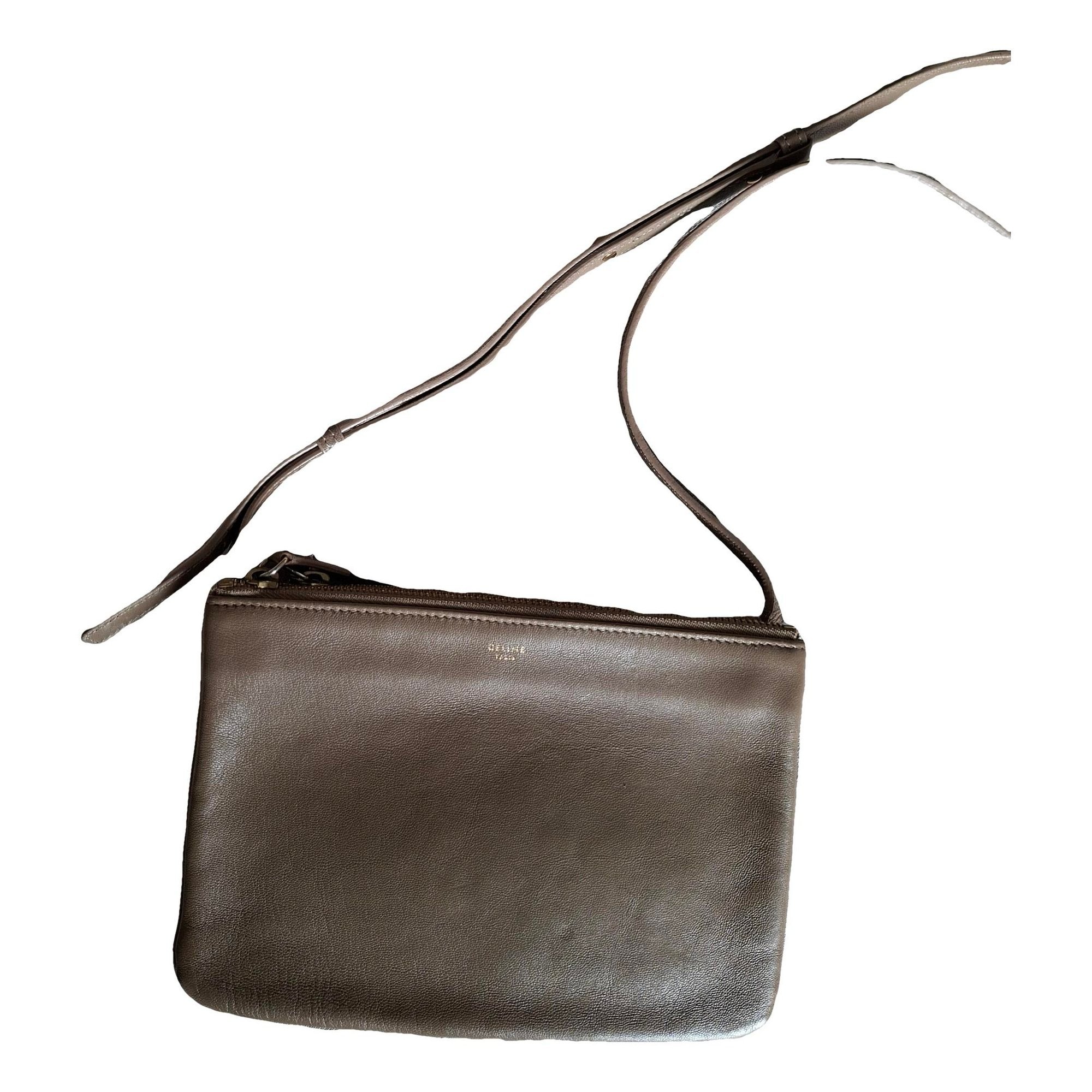 Trio leather crossbody bag