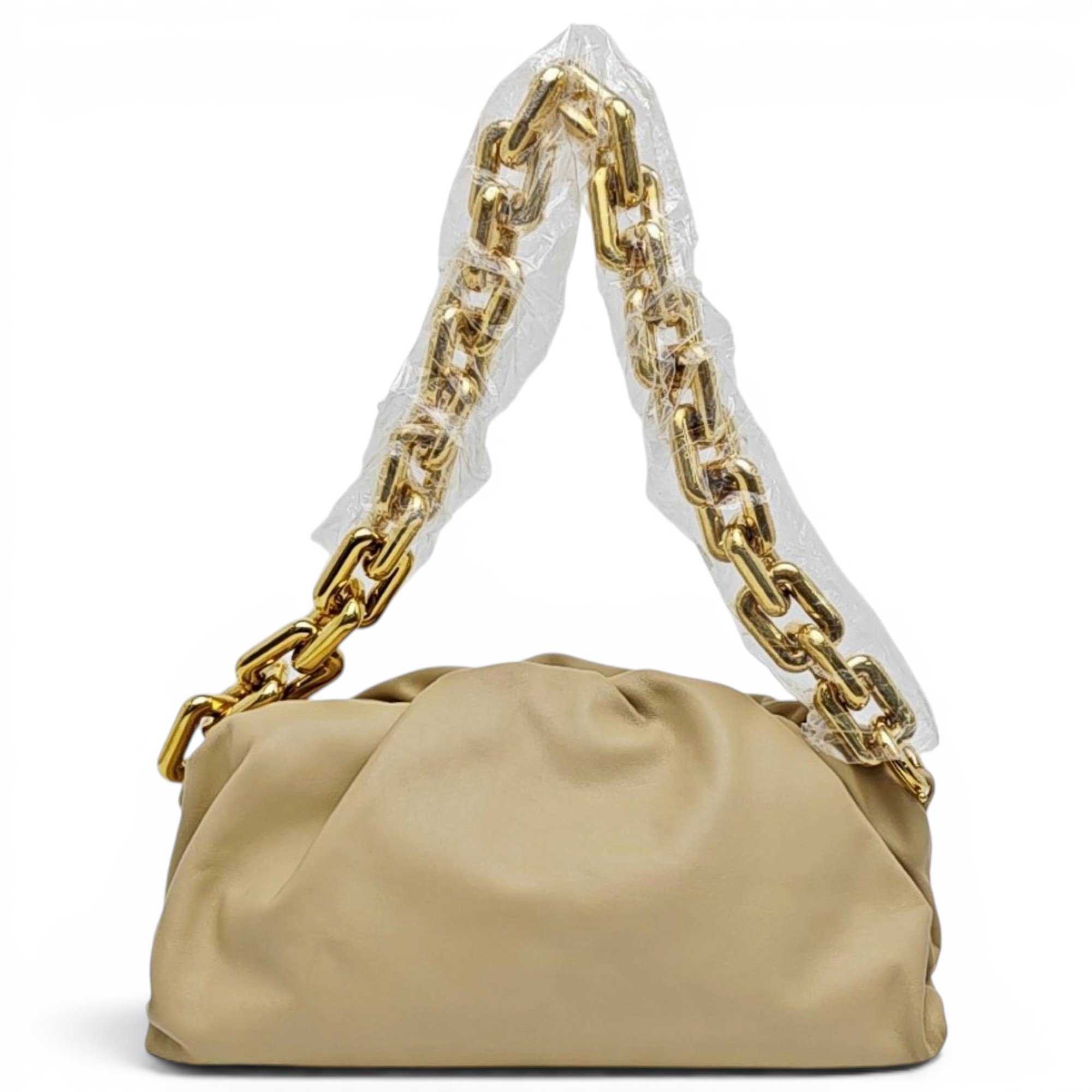 Chain Pouch leather handbag
