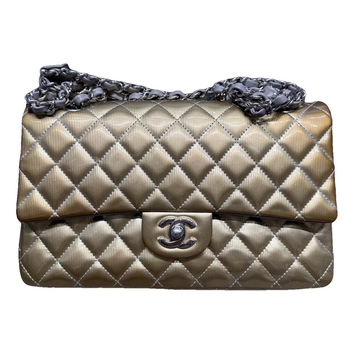 Timeless/Classique patent leather handbag