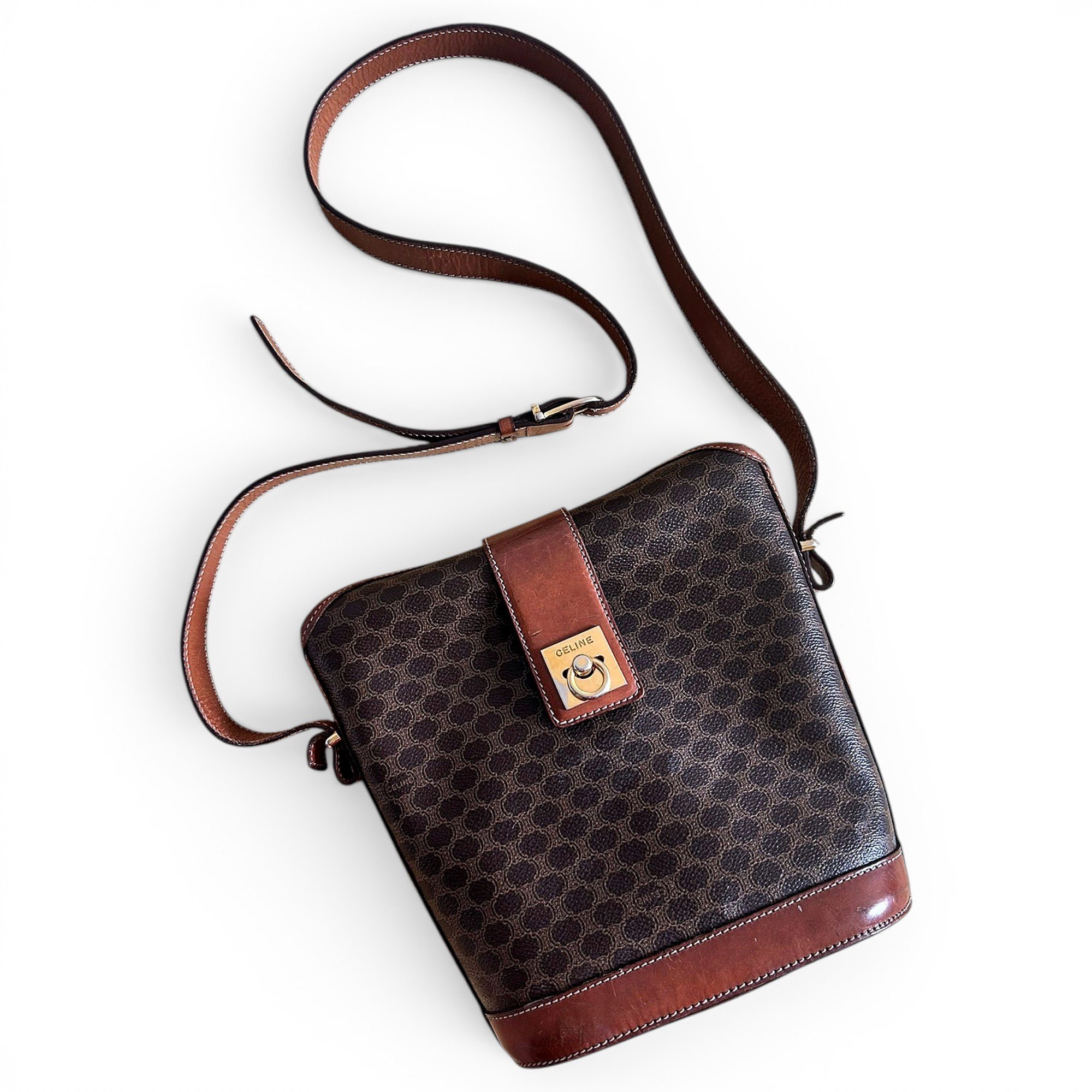 SAC SEAU leather handbag