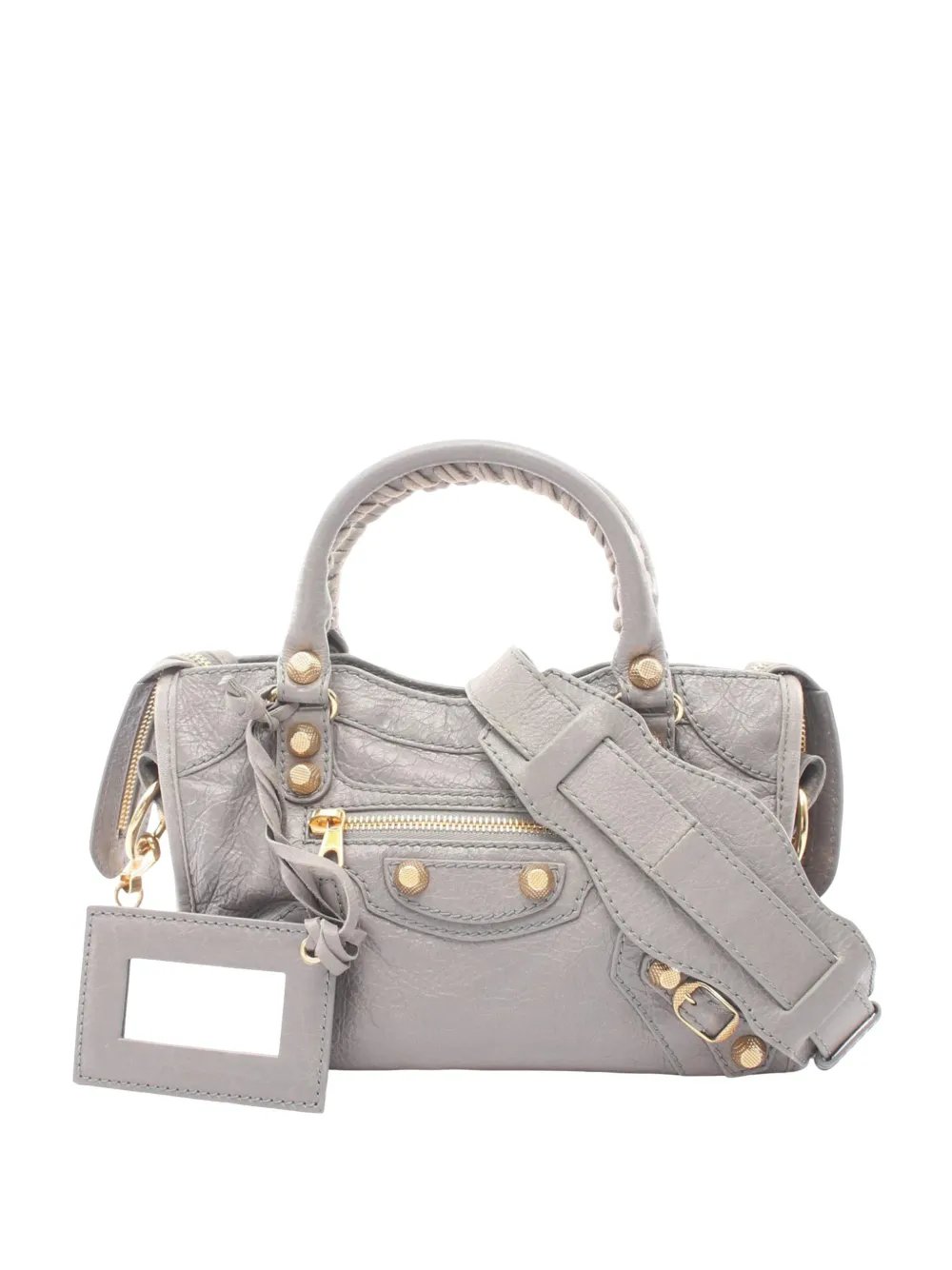 2012-2020 Mini Lambskin Motocross Giant 21 City satchel
