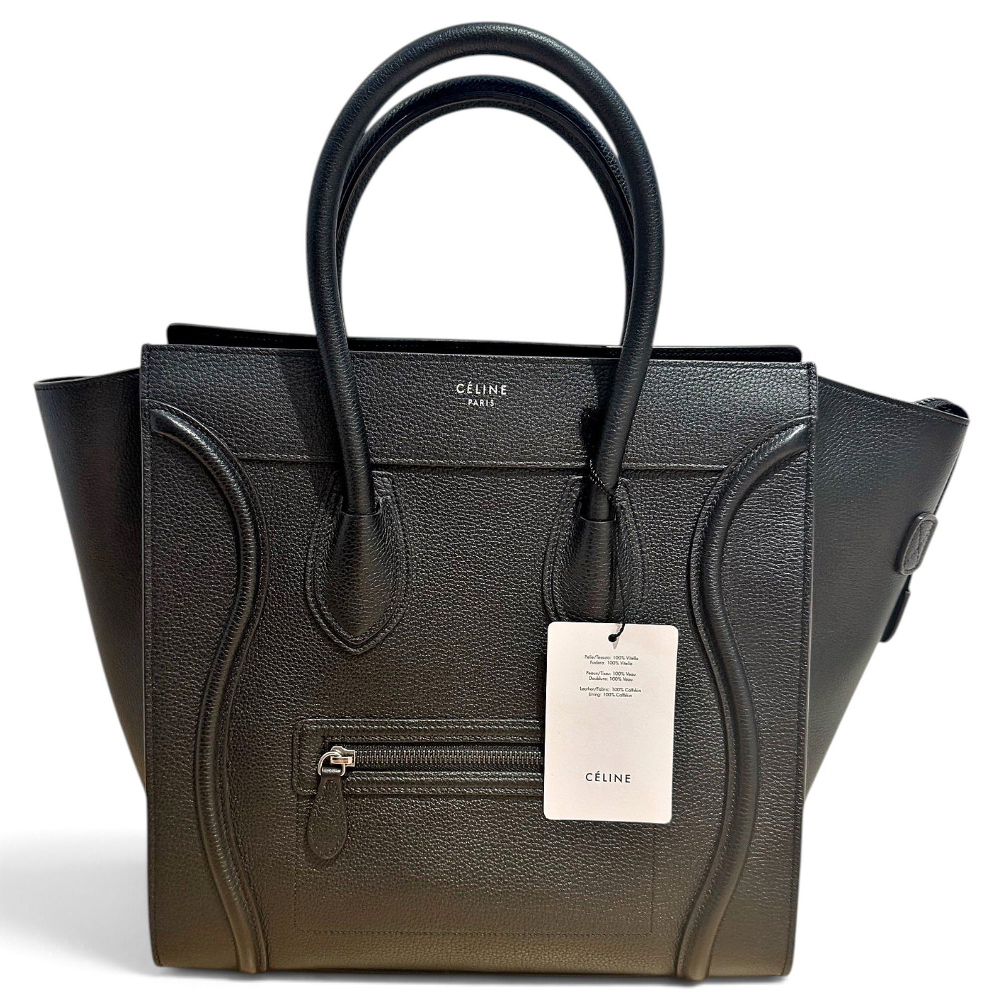 Luggage leather tote