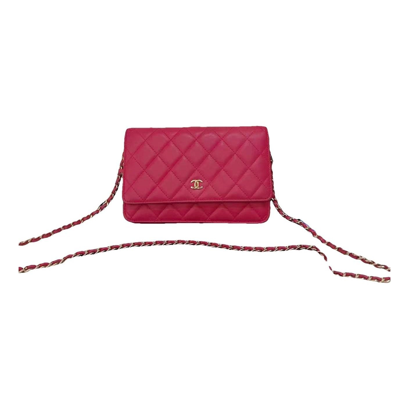 Wallet On Chain Timeless/Classique leather handbag