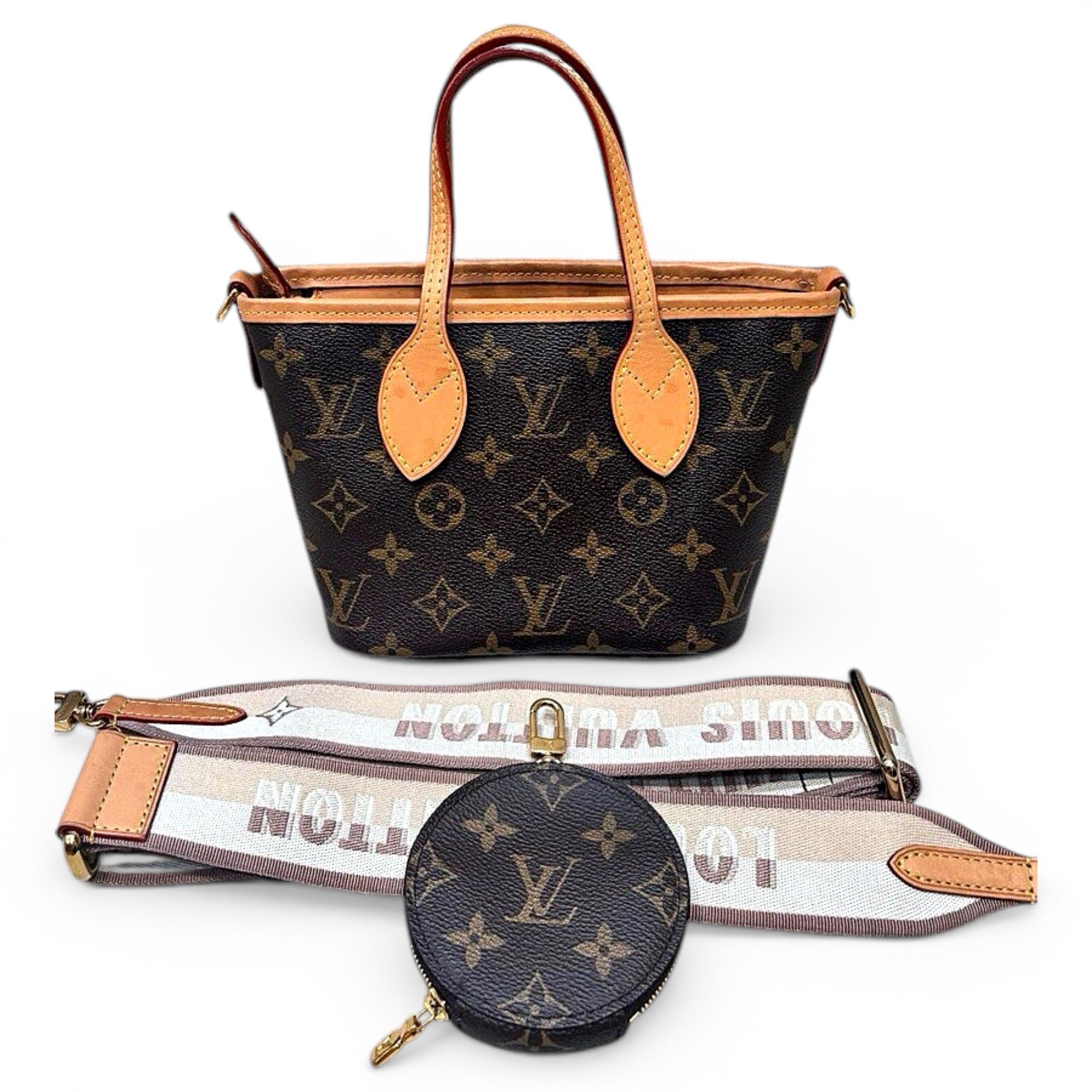 Neverfull leather tote