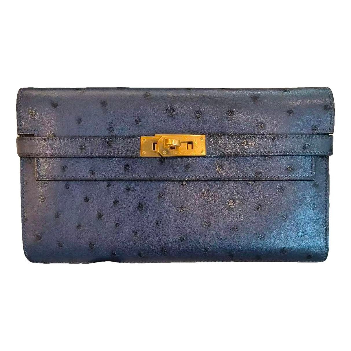 Kelly to go leather clutch bag