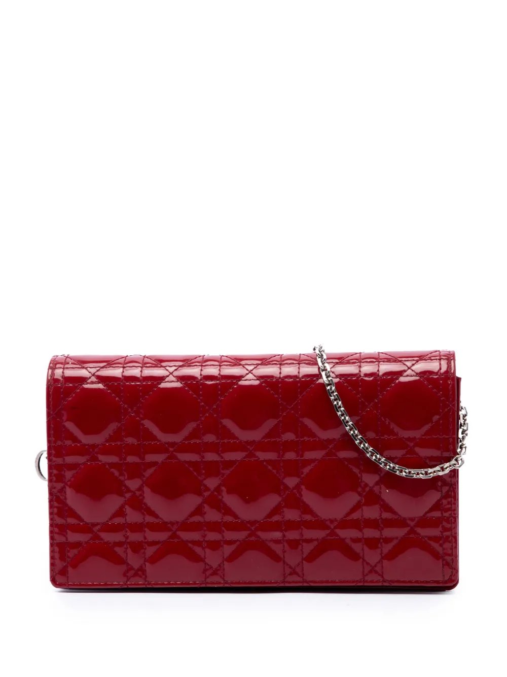 2019 Patent Cannage Lady Dior Chain Convertible Clutch crossbody bag
