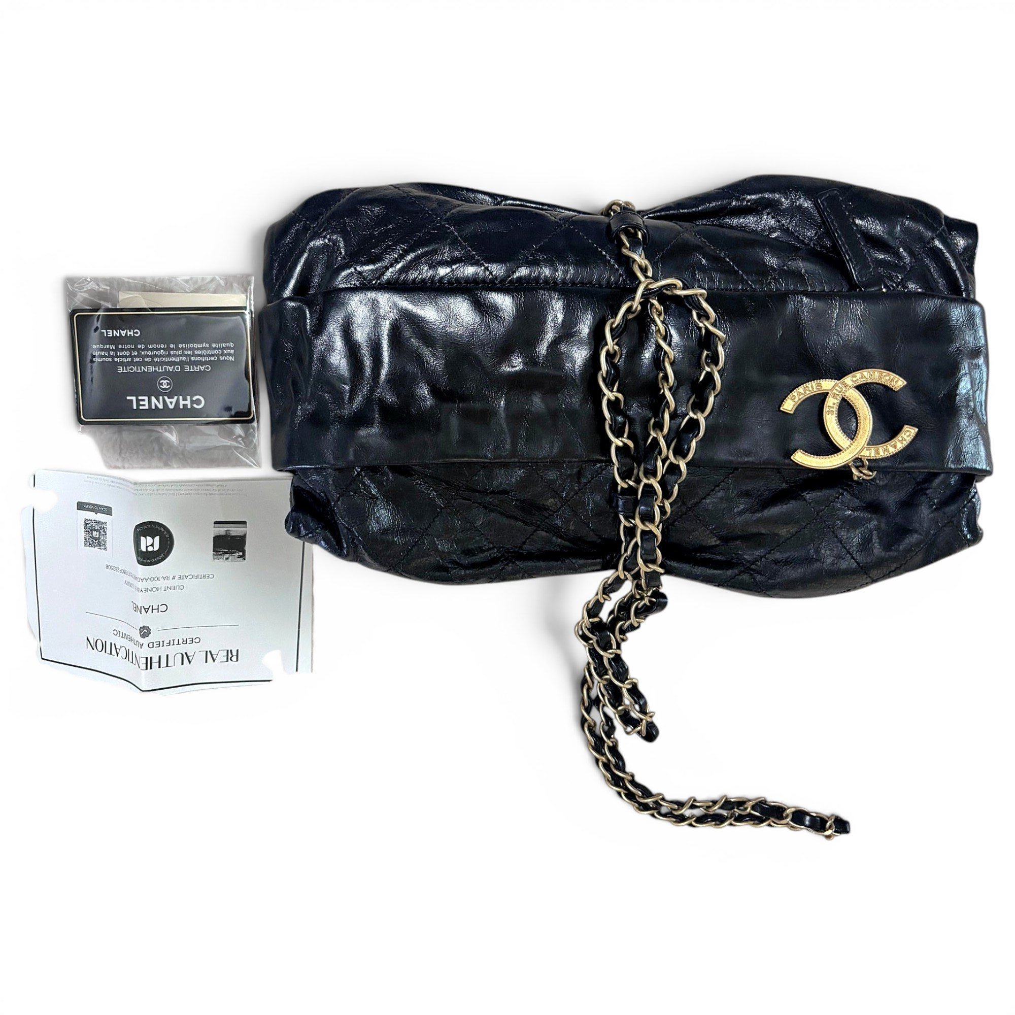Leather handbag