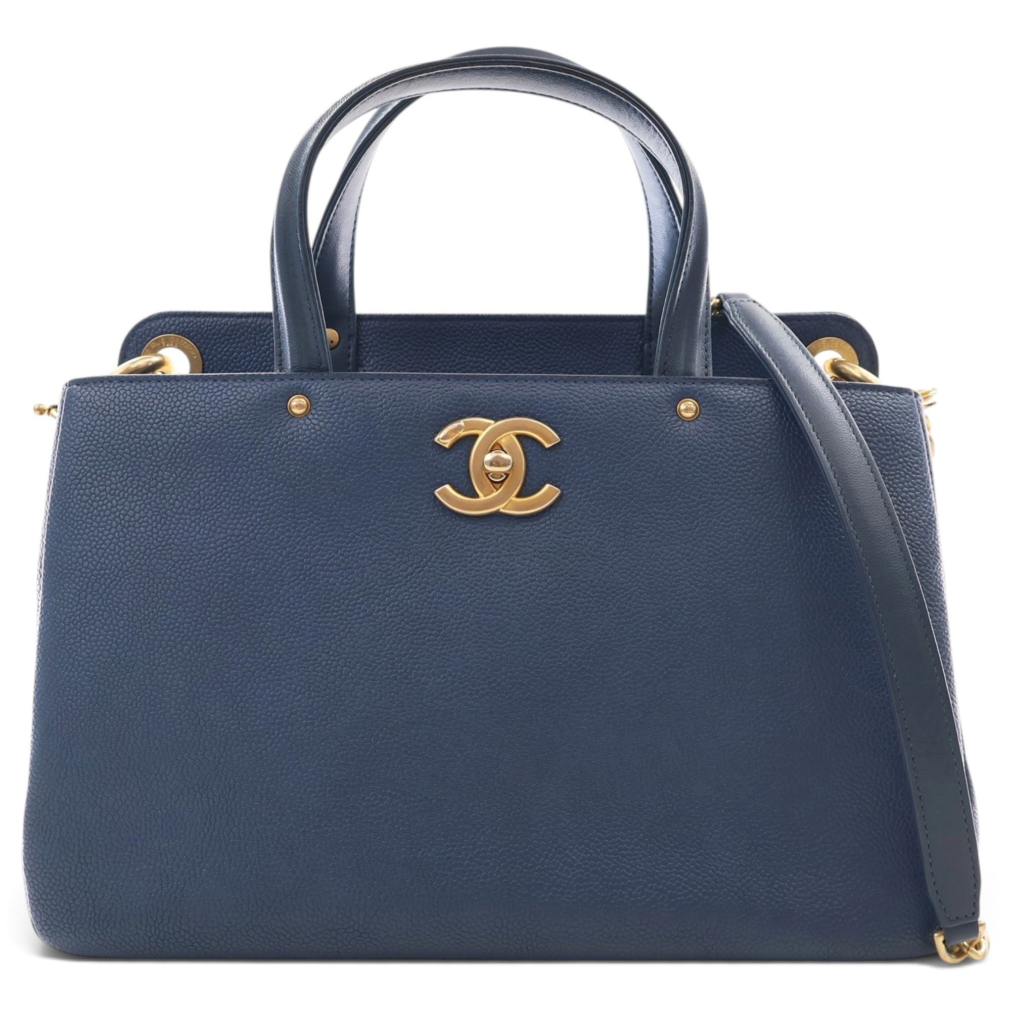 Leather tote