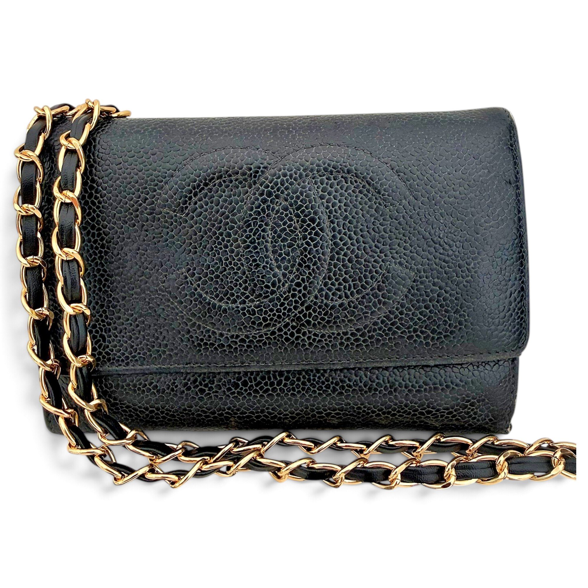 Wallet On Chain Timeless/Classique leather crossbody bag
