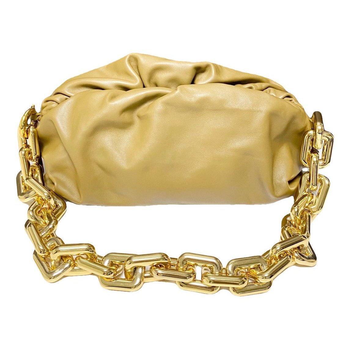 Chain Pouch leather handbag