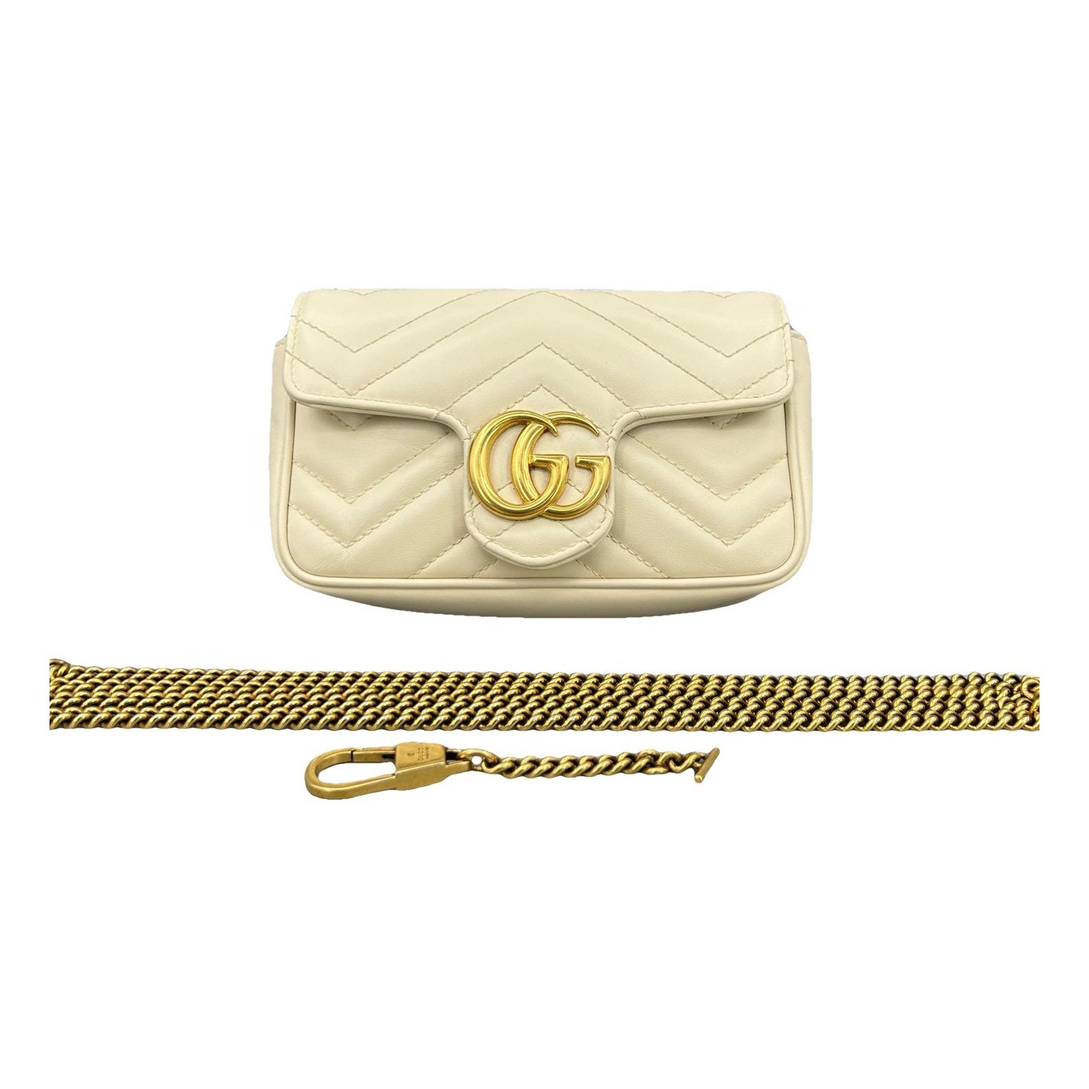 GG Marmont Flap leather crossbody bag
