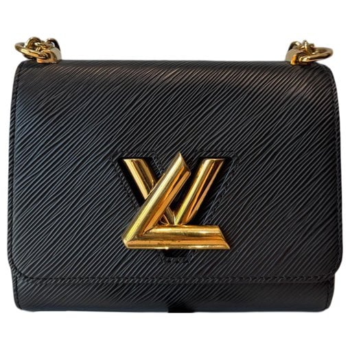 Twist leather handbag