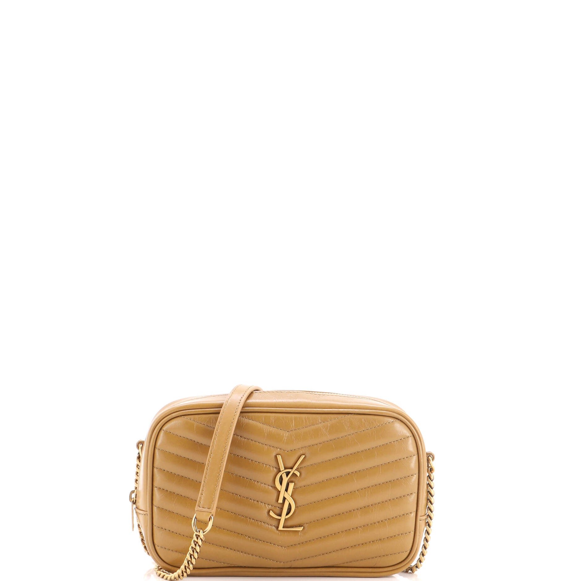 Lou Camera Bag Matelasse Chevron Leather Mini