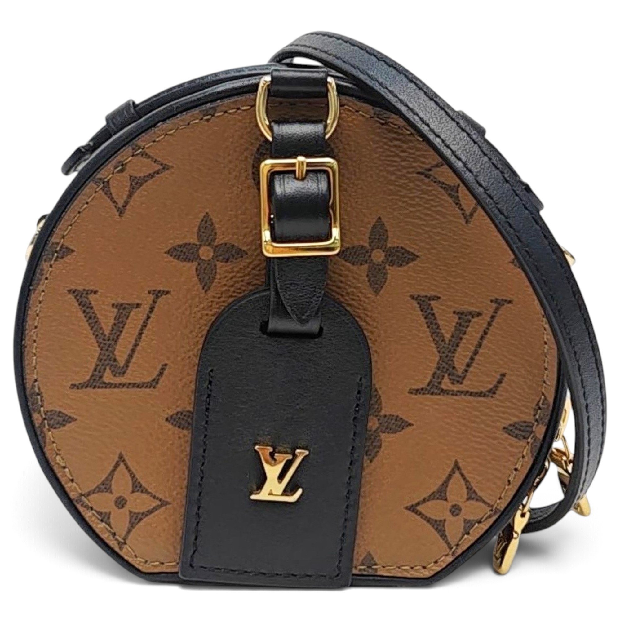 Micro boite chapeau leather handbag