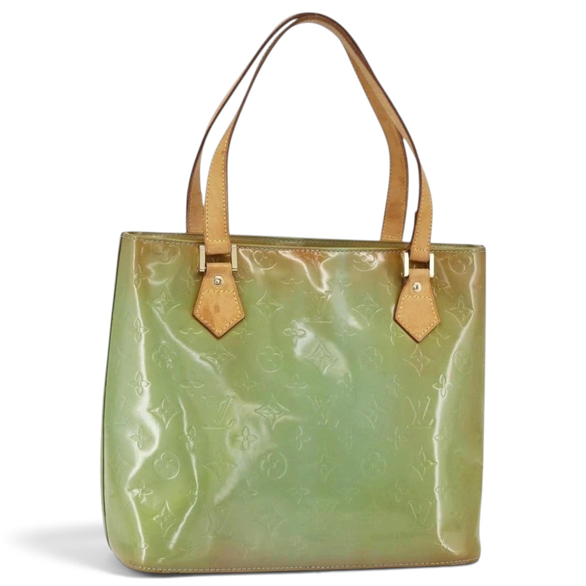 Patent leather handbag