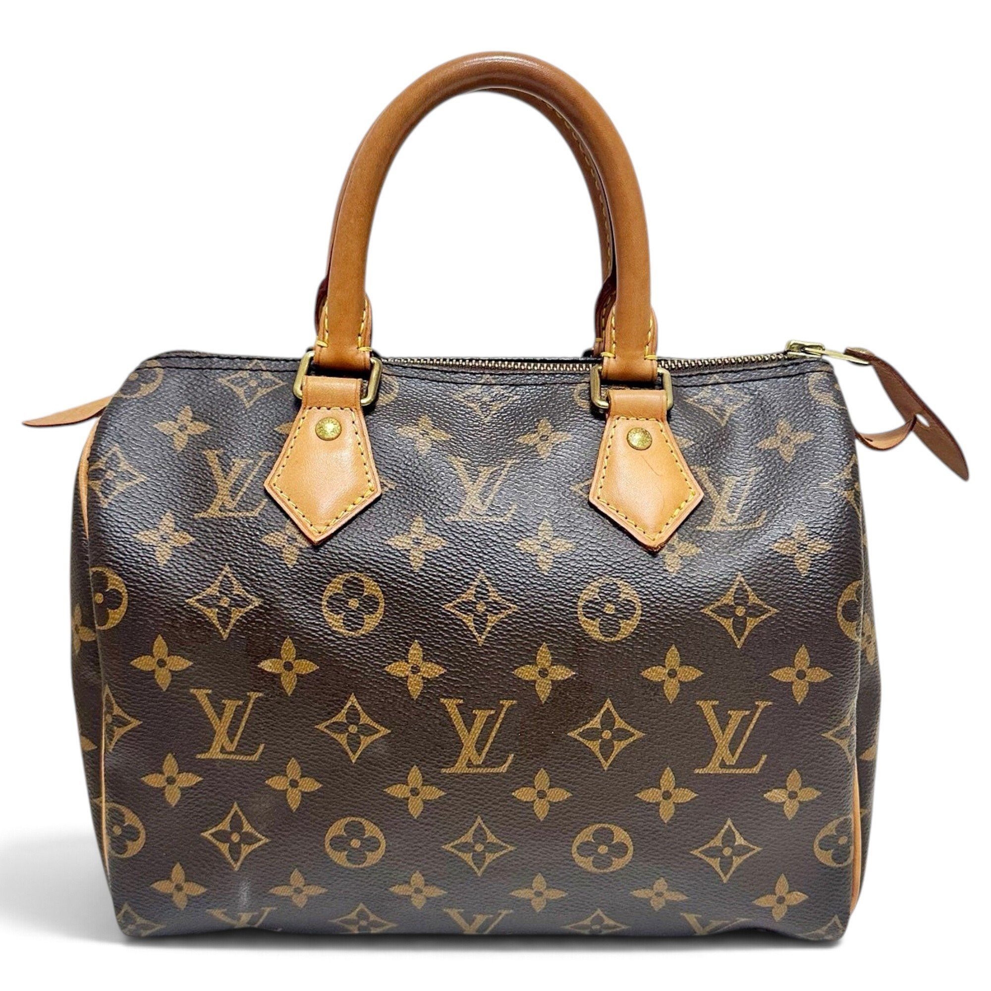 Speedy leather handbag