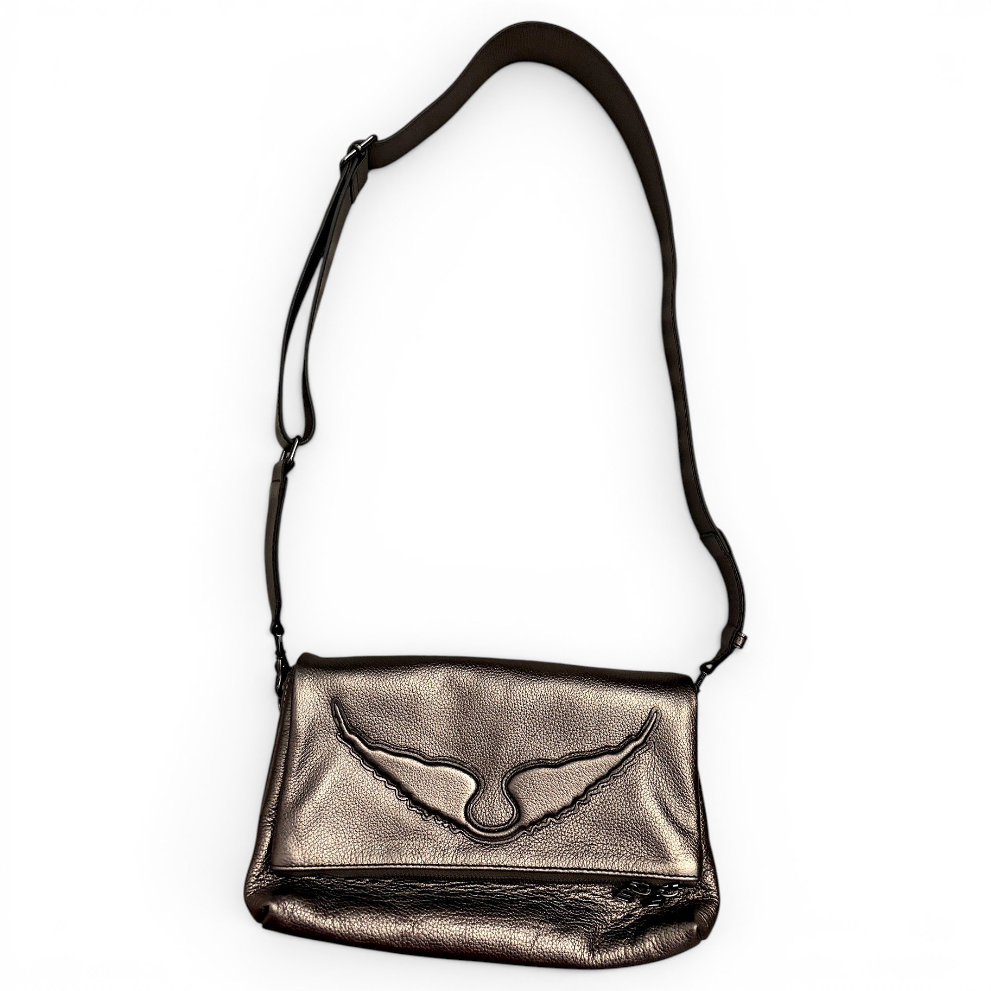 Leather crossbody bag