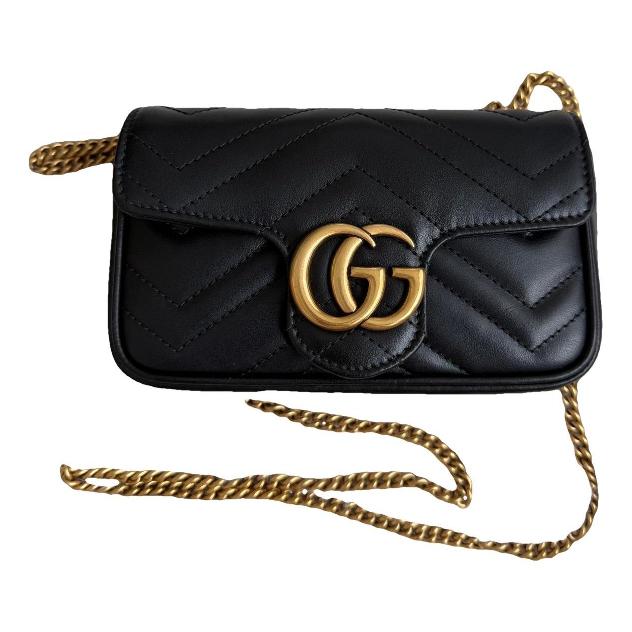 Marmont leather clutch bag