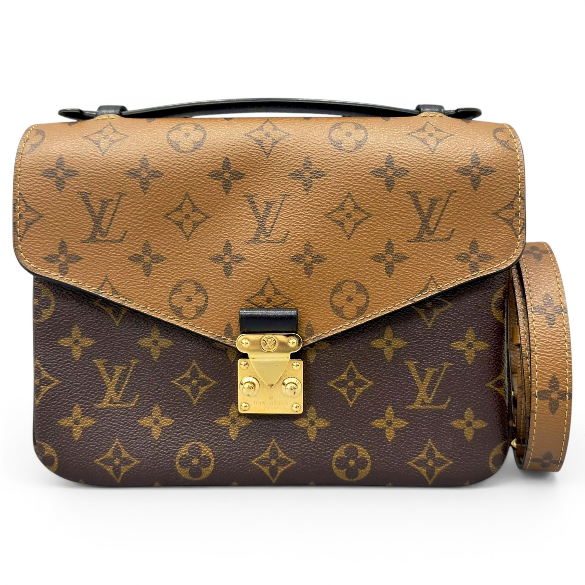 Metis leather handbag