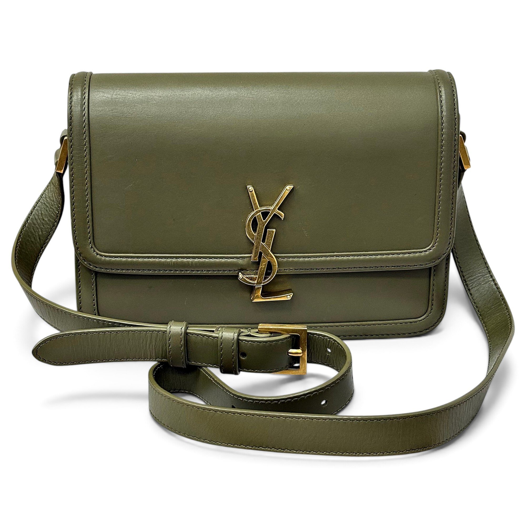 Solférino leather handbag