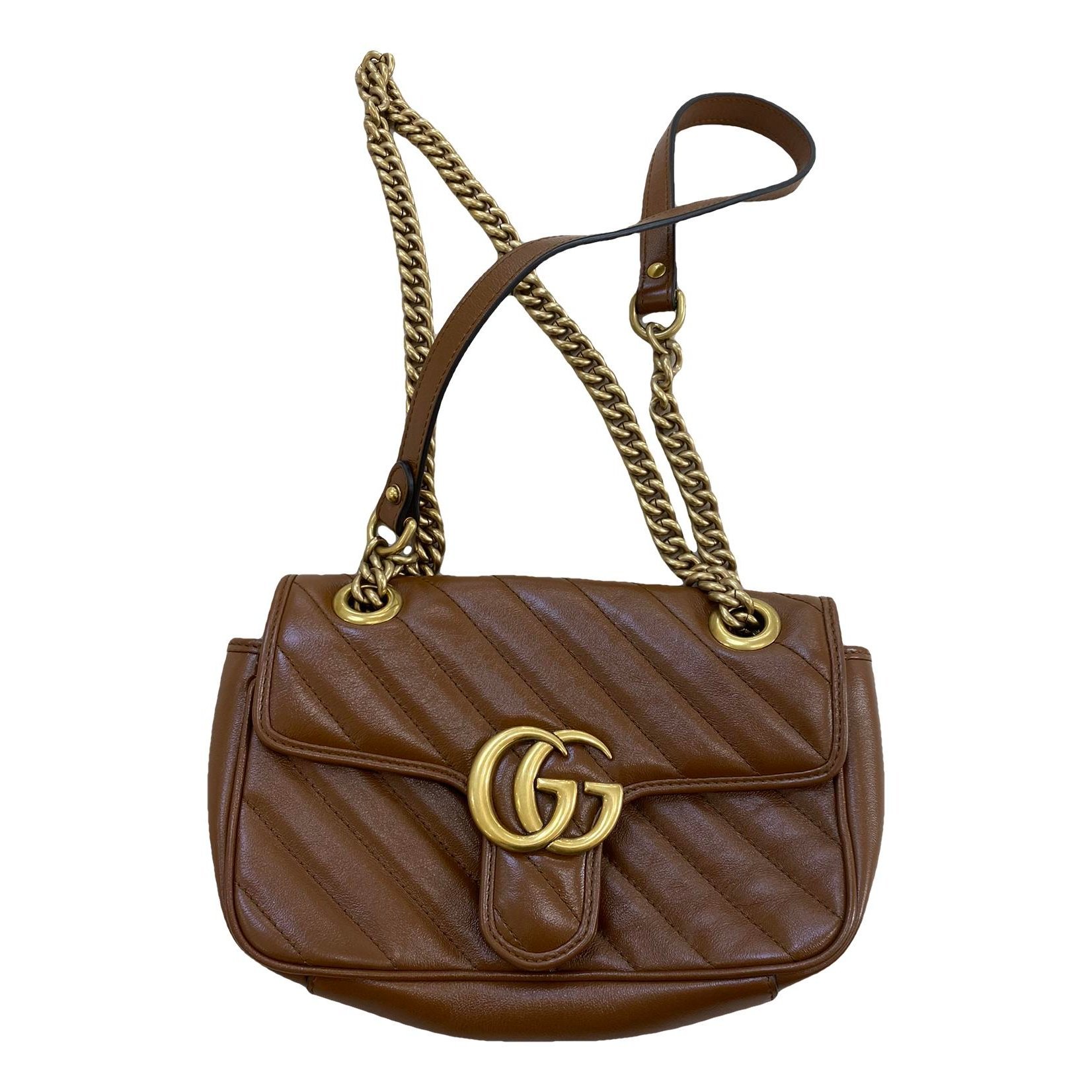 GG Marmont Flap leather crossbody bag