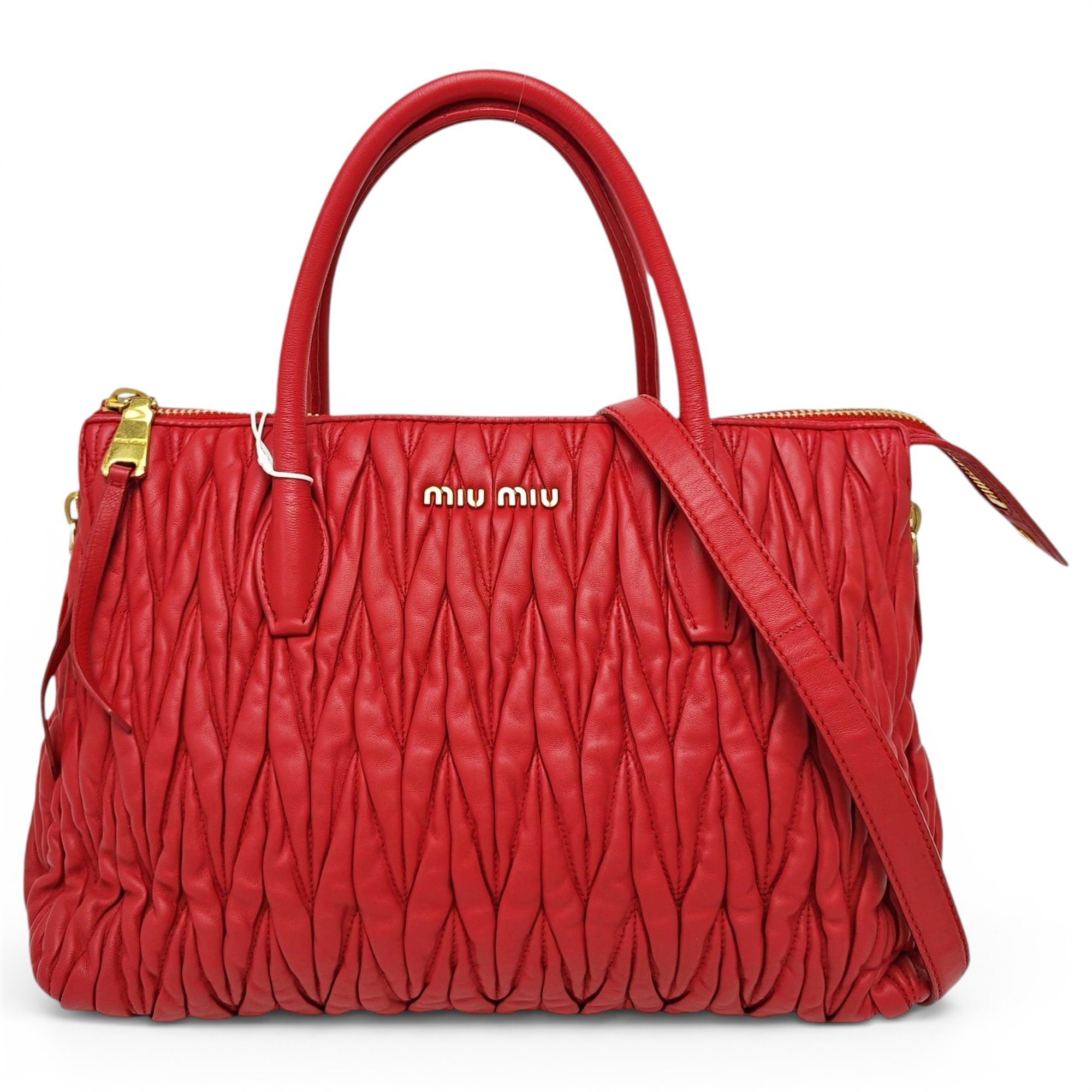 Miu delice leather crossbody bag