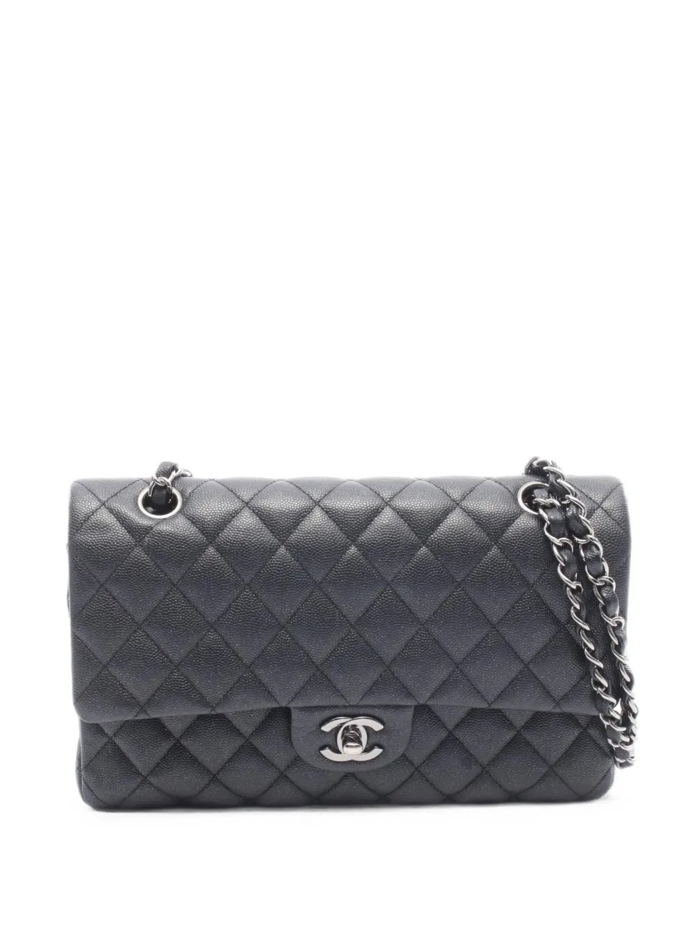 2017-2018 Matelassé double flap shoulder bag