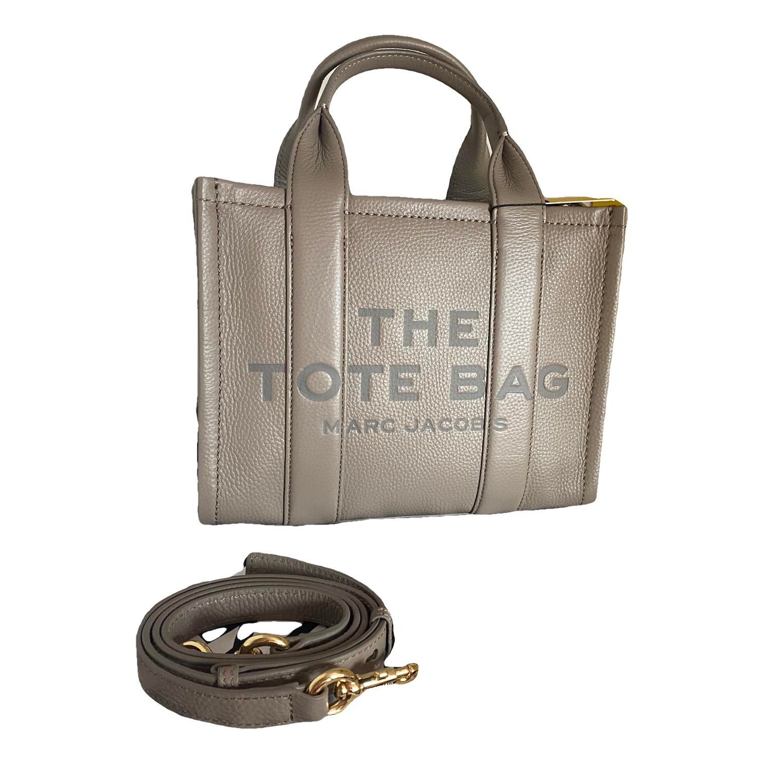 The Tag Tote leather tote