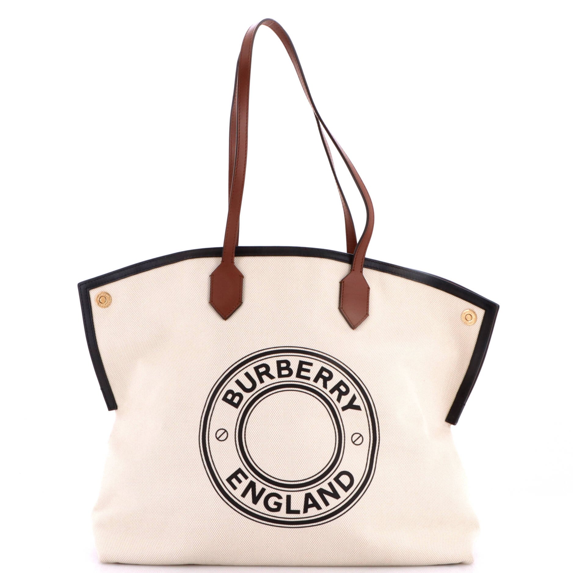 Logo Society Tote Printed Canvas Large