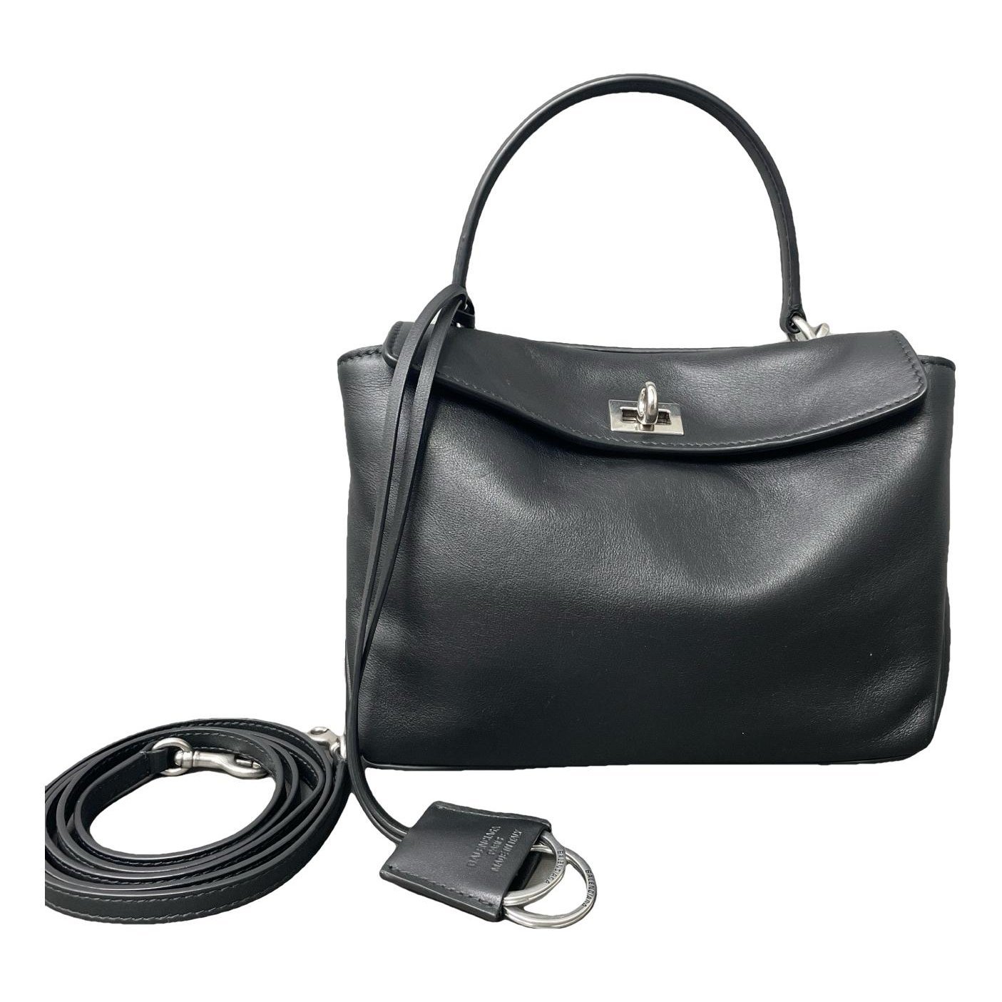 Balenciaga Rodeo leather handbag