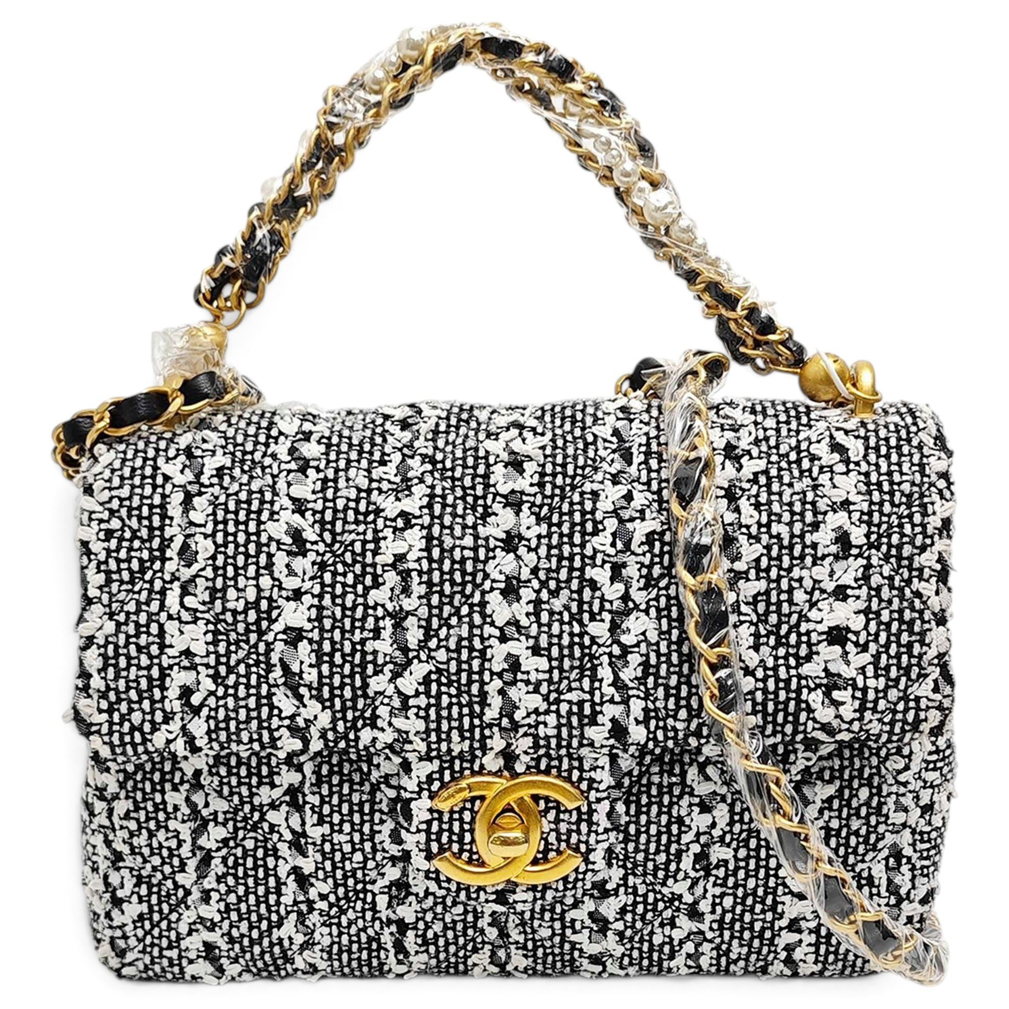Wallet On Chain Chanel 19 cloth handbag
