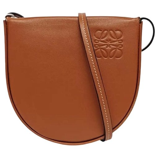 Heel leather crossbody bag