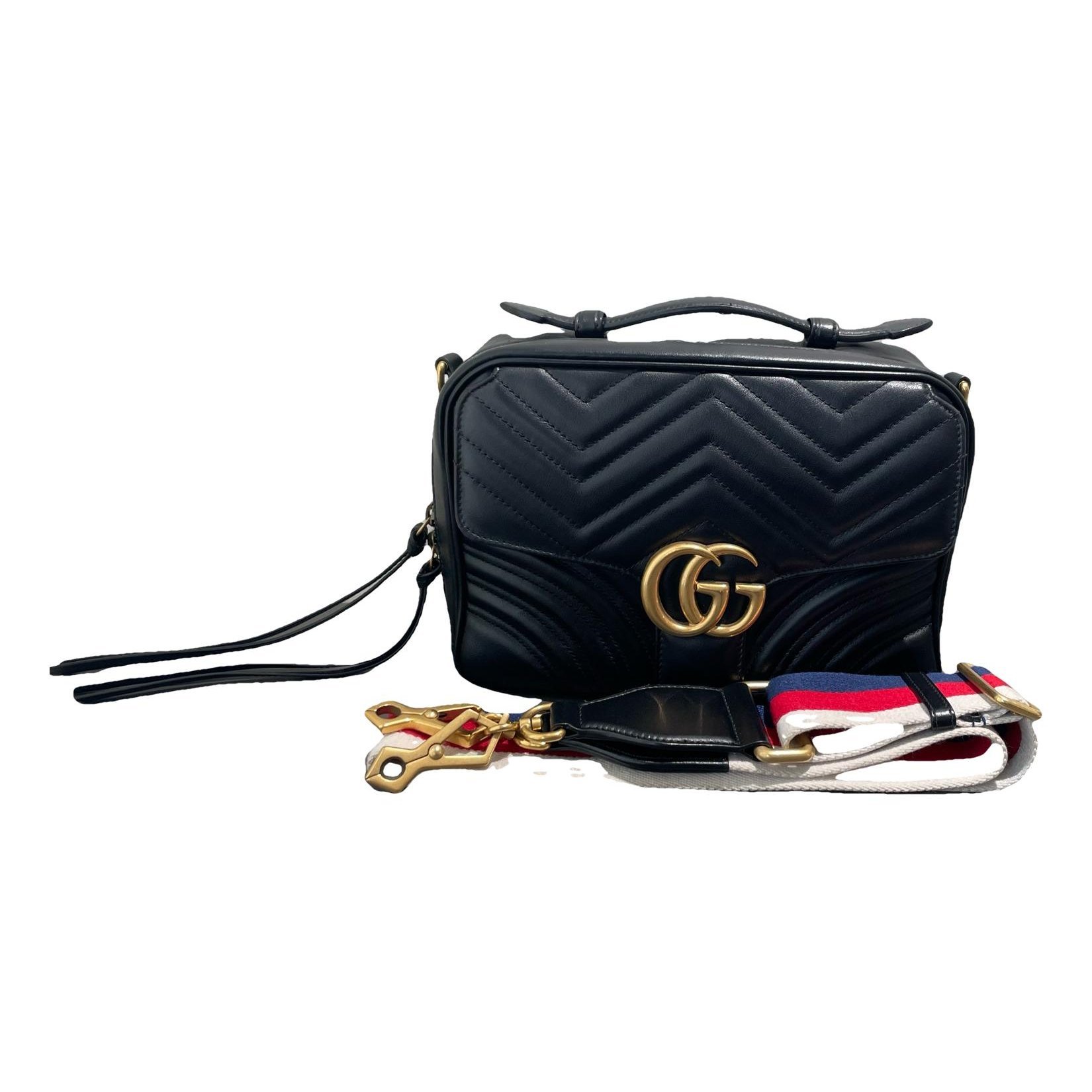 GG Marmont Flap leather handbag