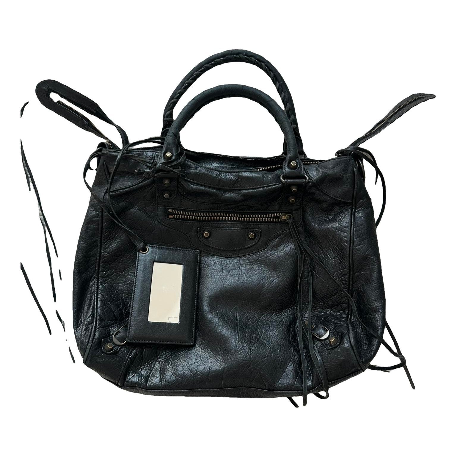 Vélo leather handbag