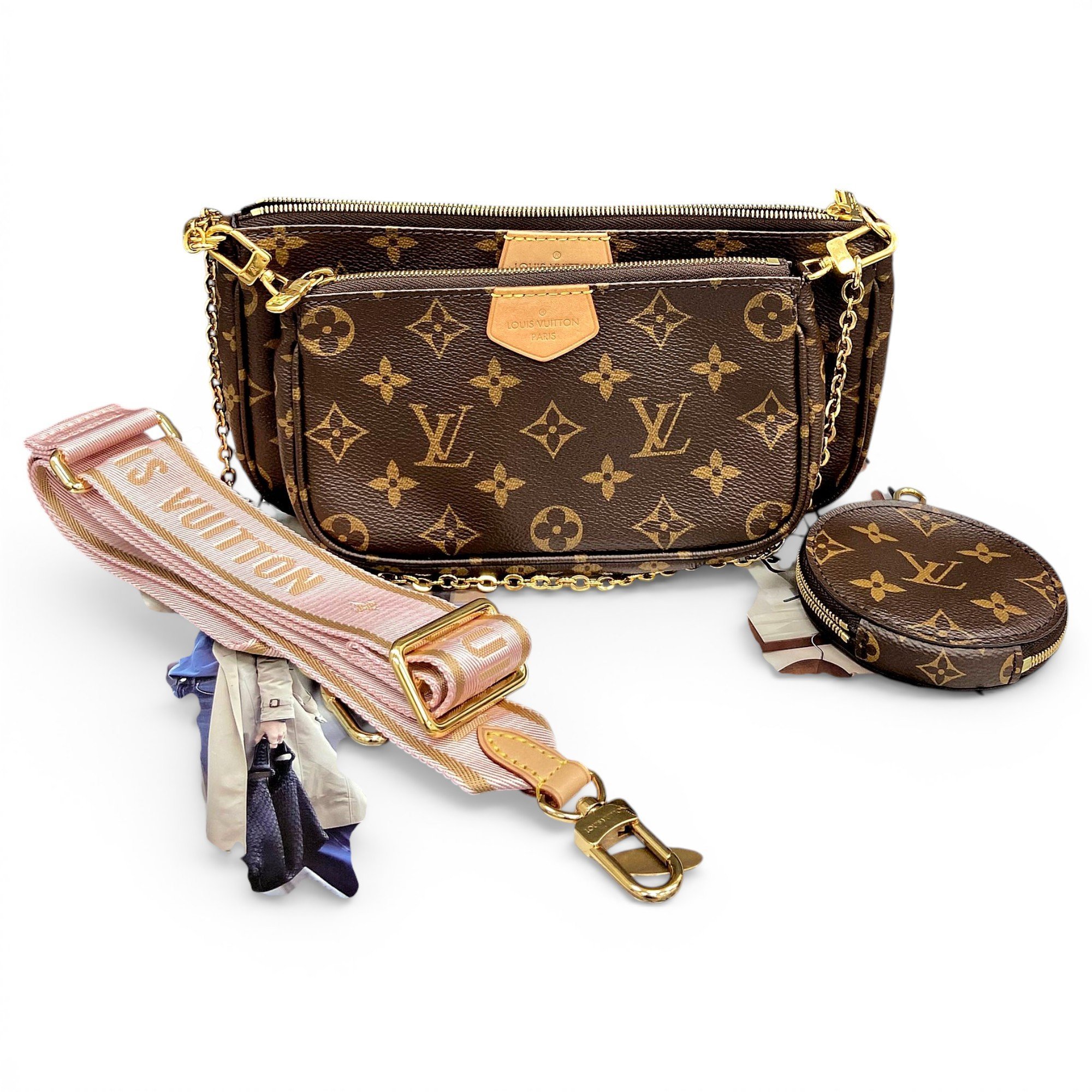 Multi Pochette Accessoires leather handbag