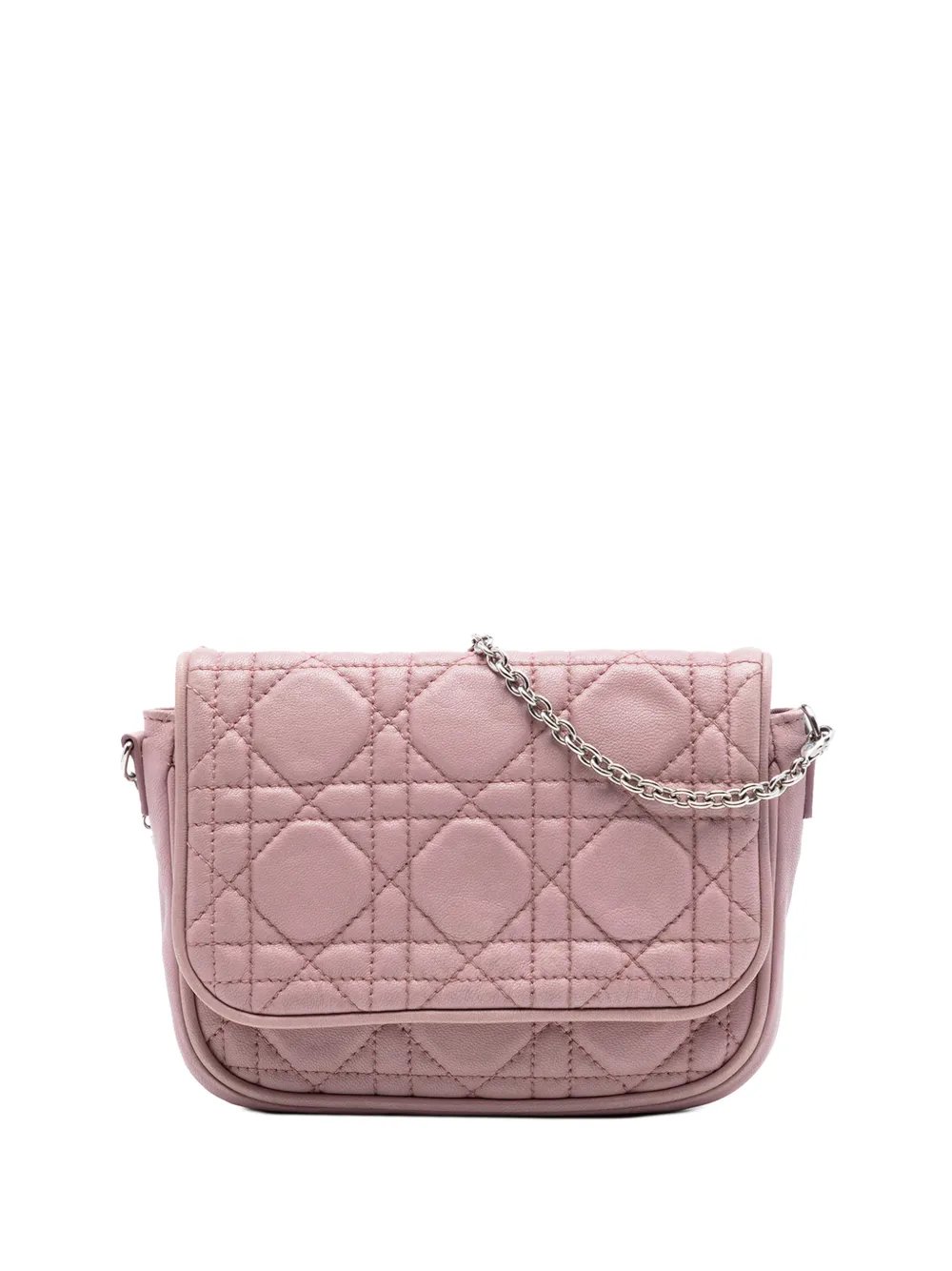 2009 Mini Lambskin Cannage Lady Dior Chain crossbody bag